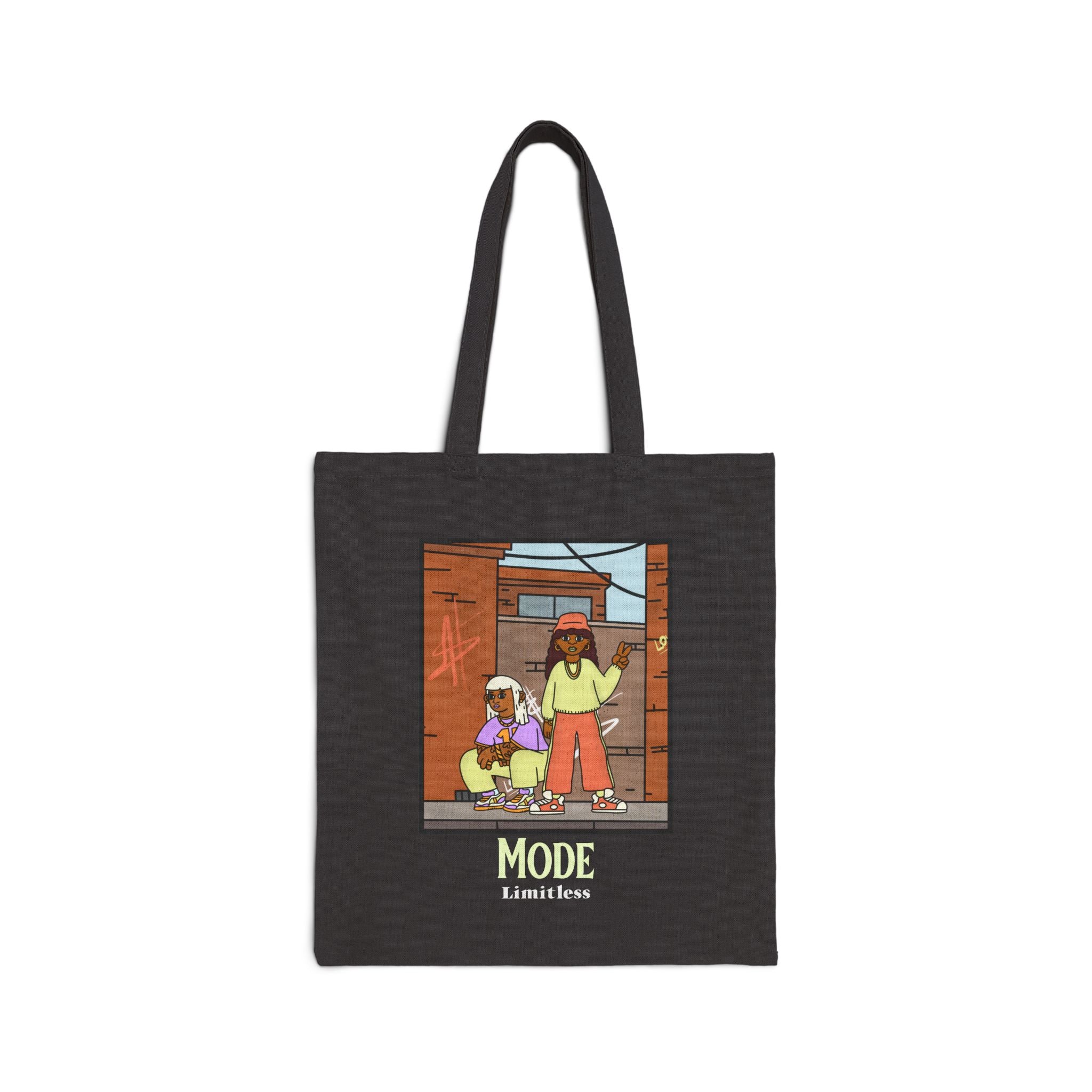 Limitless Mode: Own The Streets Gabardin Tote Çanta