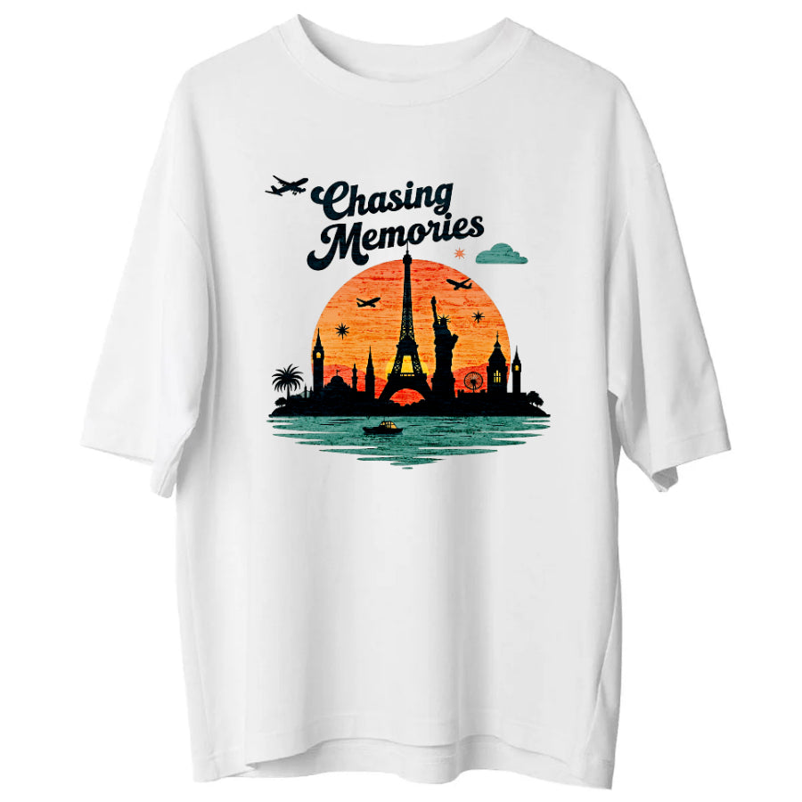 Chasing Memories – Anların Peşinde Unisex Oversize Tişört