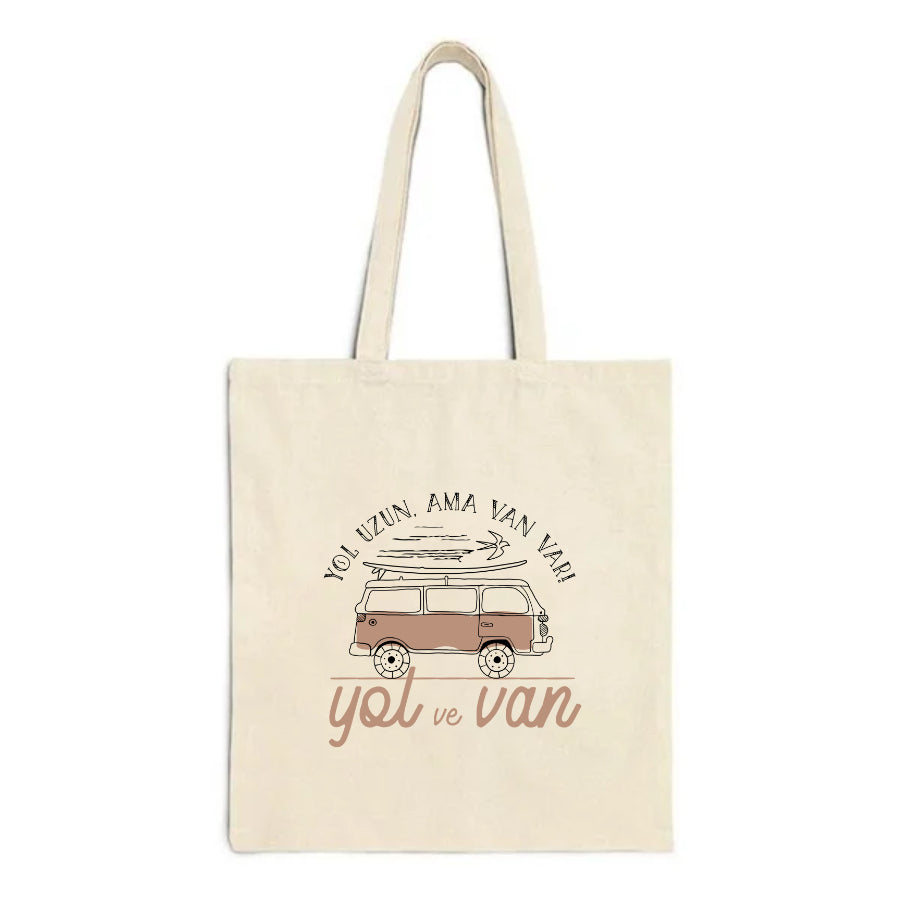 Yol ve Van – Minimalist Ham Bez Çanta