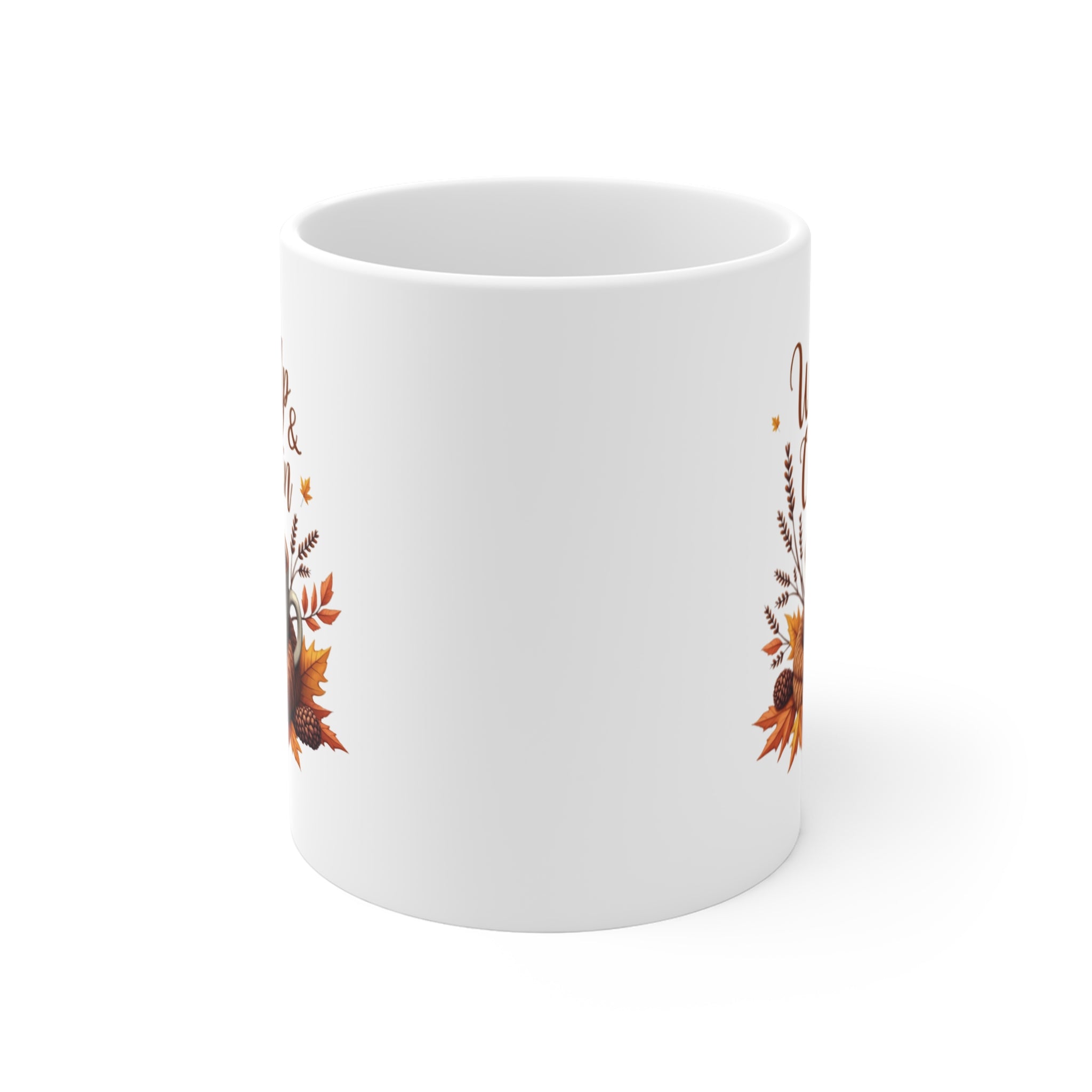 Warm Up & Cuddle In – Motivasyonel Seramik Kupa