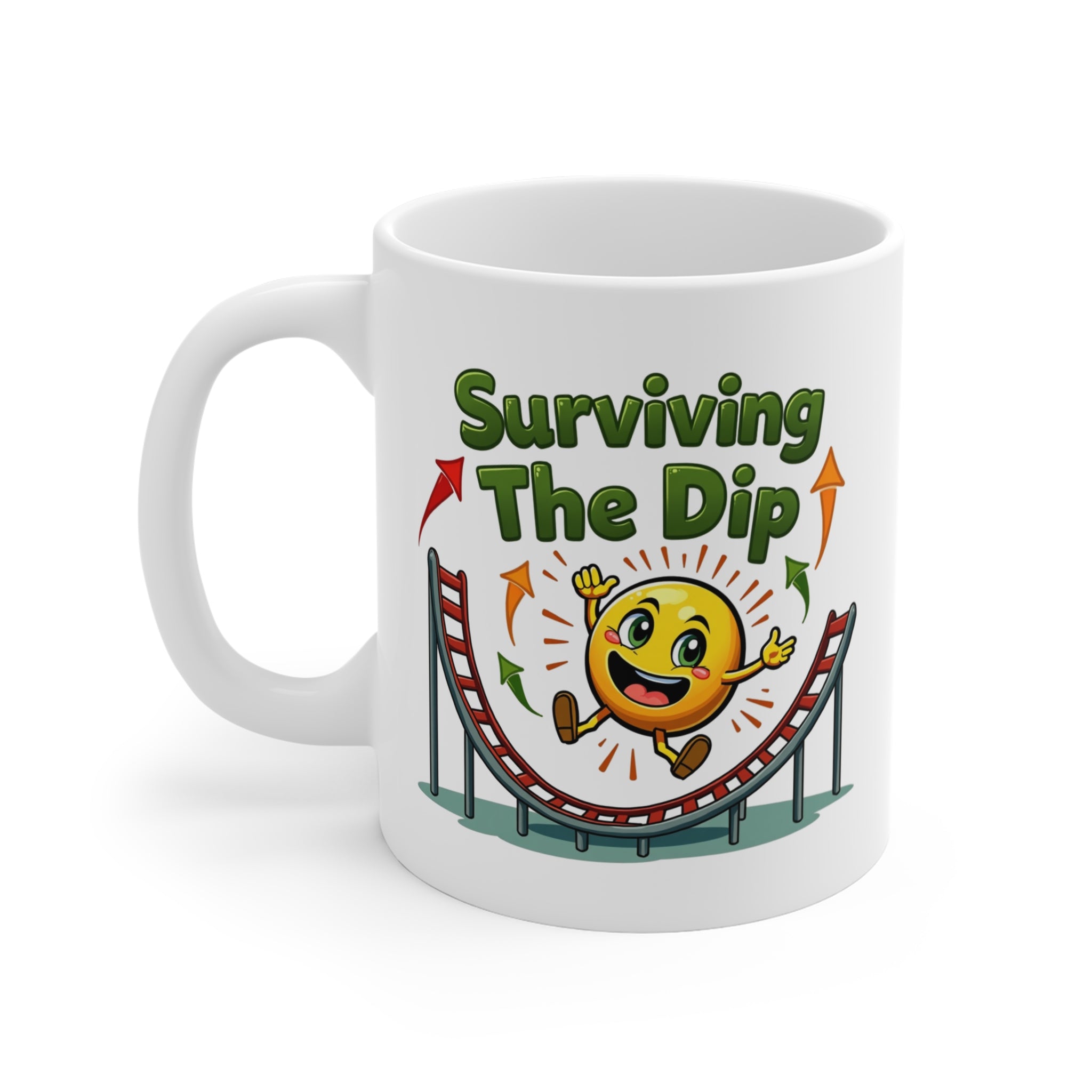 Surviving the Dip Motivasyon Kupası – İlham Verici Kahve Kupası