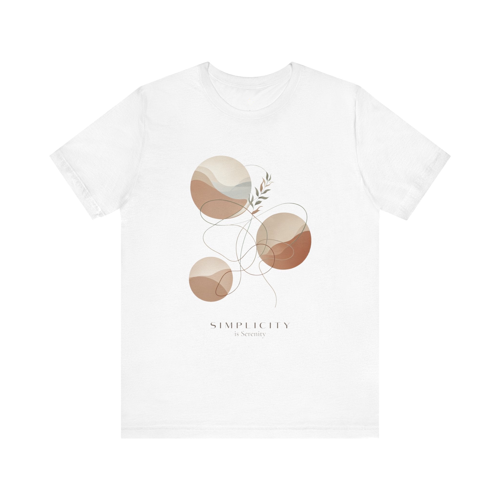 Simplicity is Serenity Kadın Tişört – Huzuru Sadelikte Bul