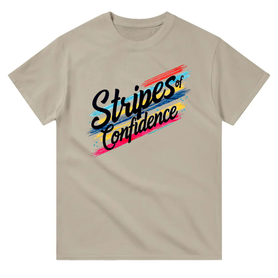 Stripes of Confidence – Cesaretin Çizgileri Kadın Basic Tişört