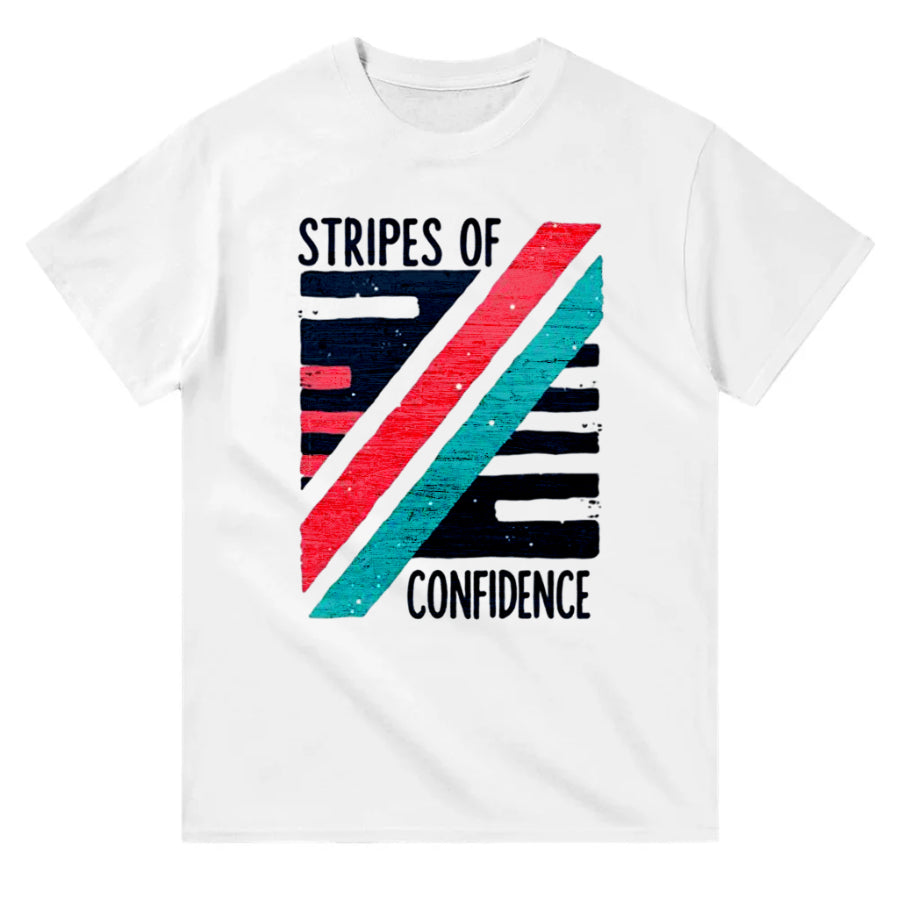 Stripes of Confidence – Cesaretin Çizgileri Erkek Basic Tişört