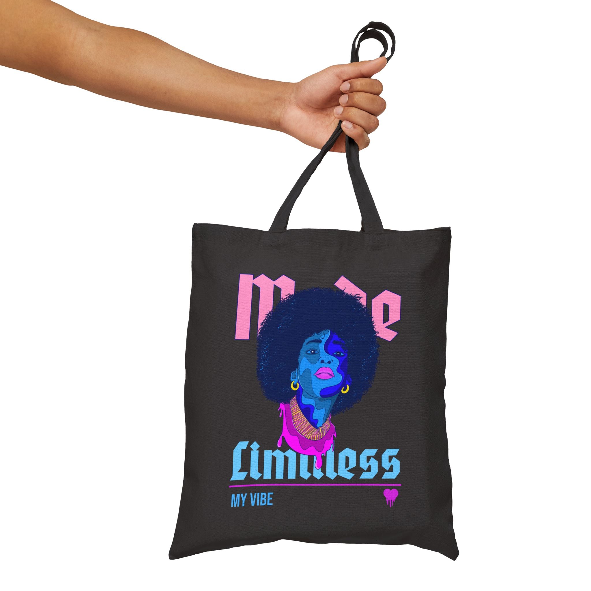 Limitless Mode – Siyah Gabardin Tote Çanta