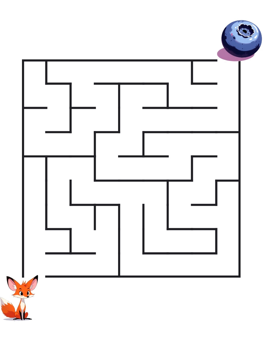 Tatlı Hayvanlar Boyama Kitabı – 36 Sayfa Dijital PDF (Anında İndir)