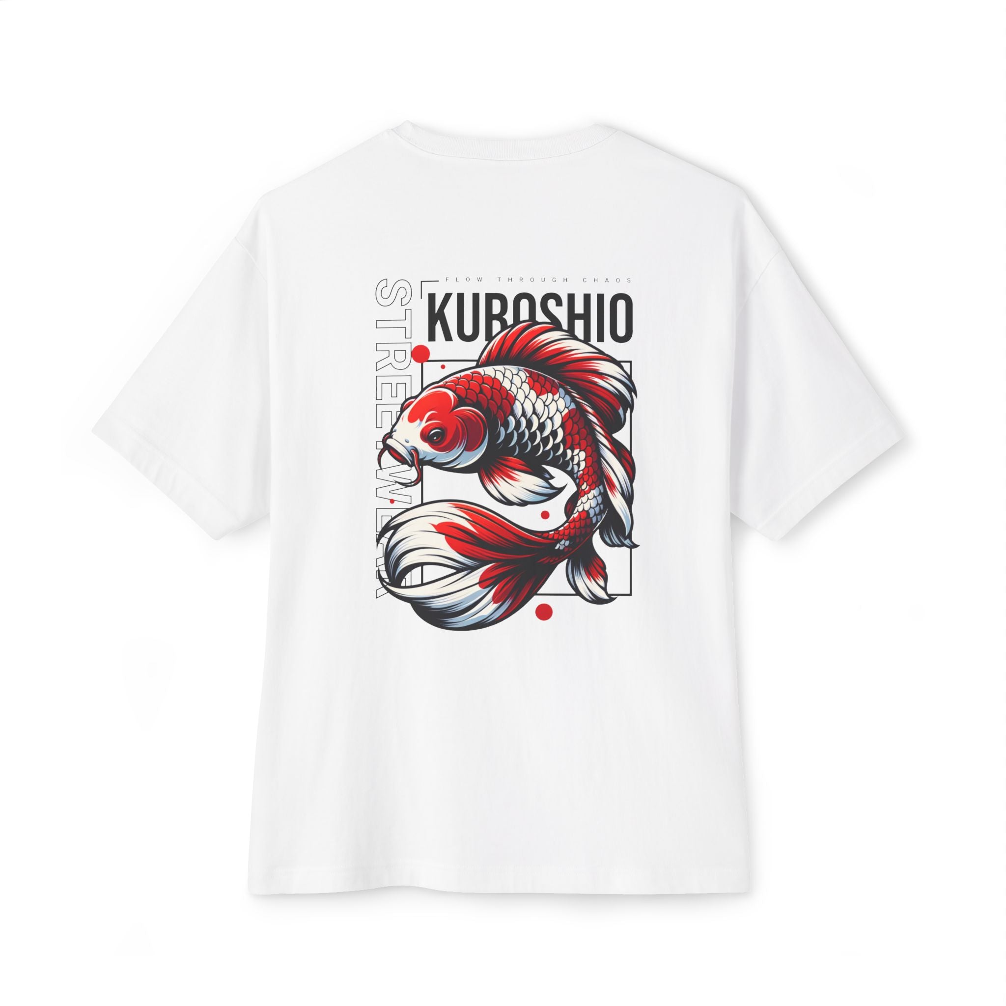 KUROSHIO Sırt Baskılı Oversize Unisex Tişört