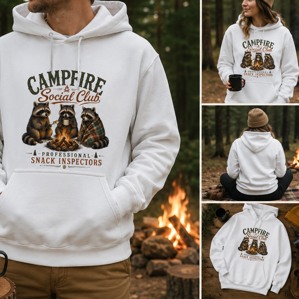Campfire Social Club Kapüşonlu Sweatshirt