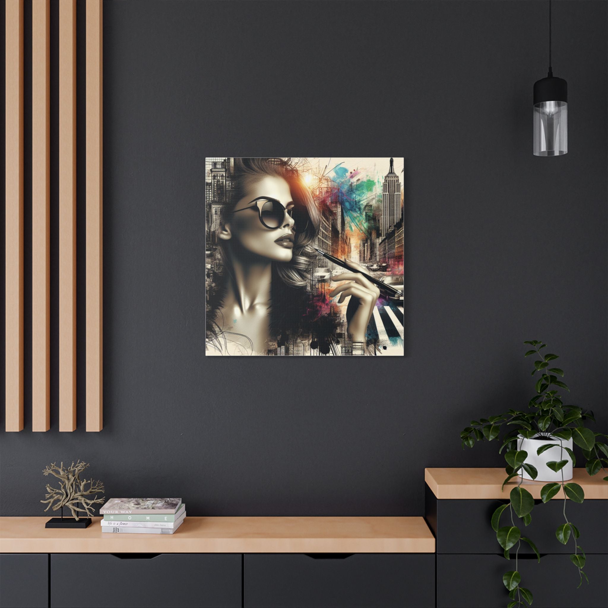 Urban Muse – Şehir İlhamı Kanvas Tablo