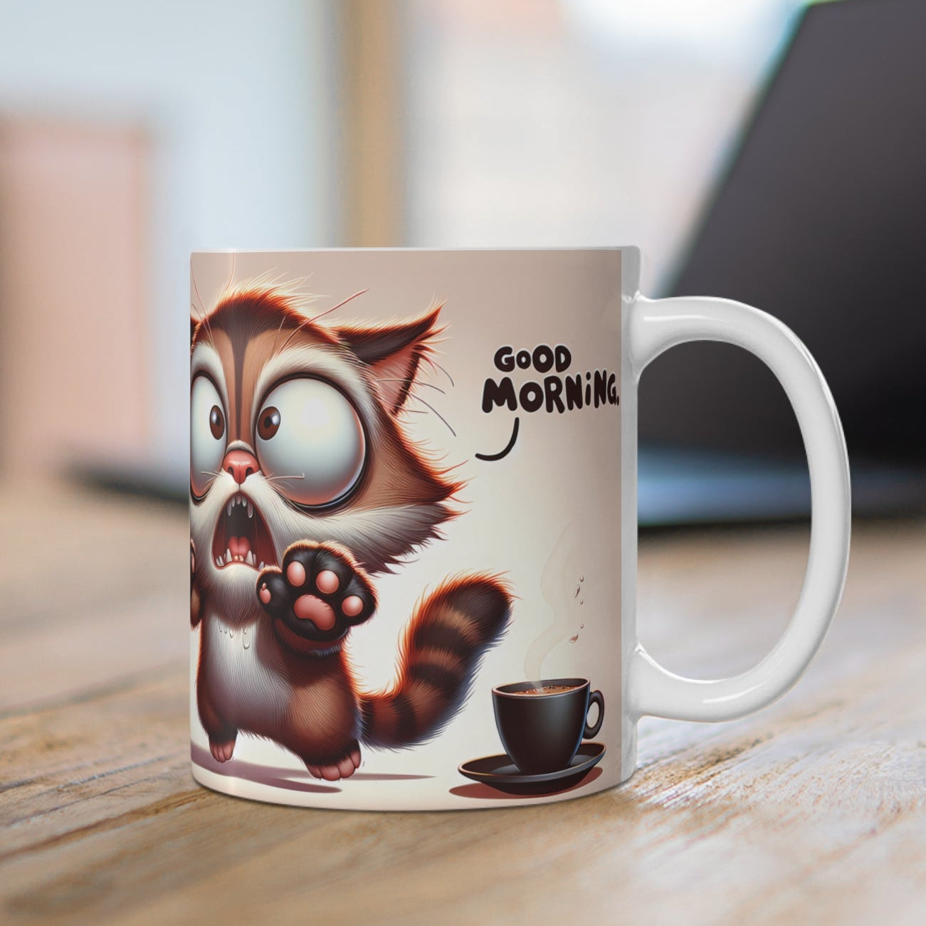 Good Morning Kedi Temalı Kupa