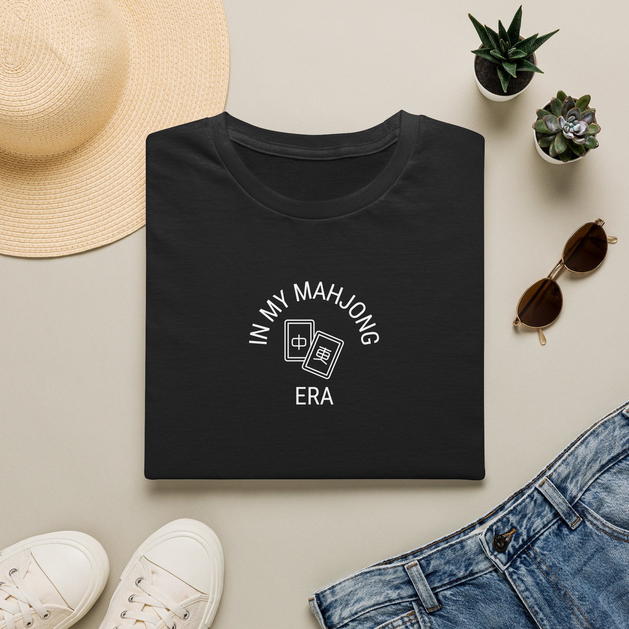 IN MY MAHJONG ERA – Straight Fit Unisex Tişört