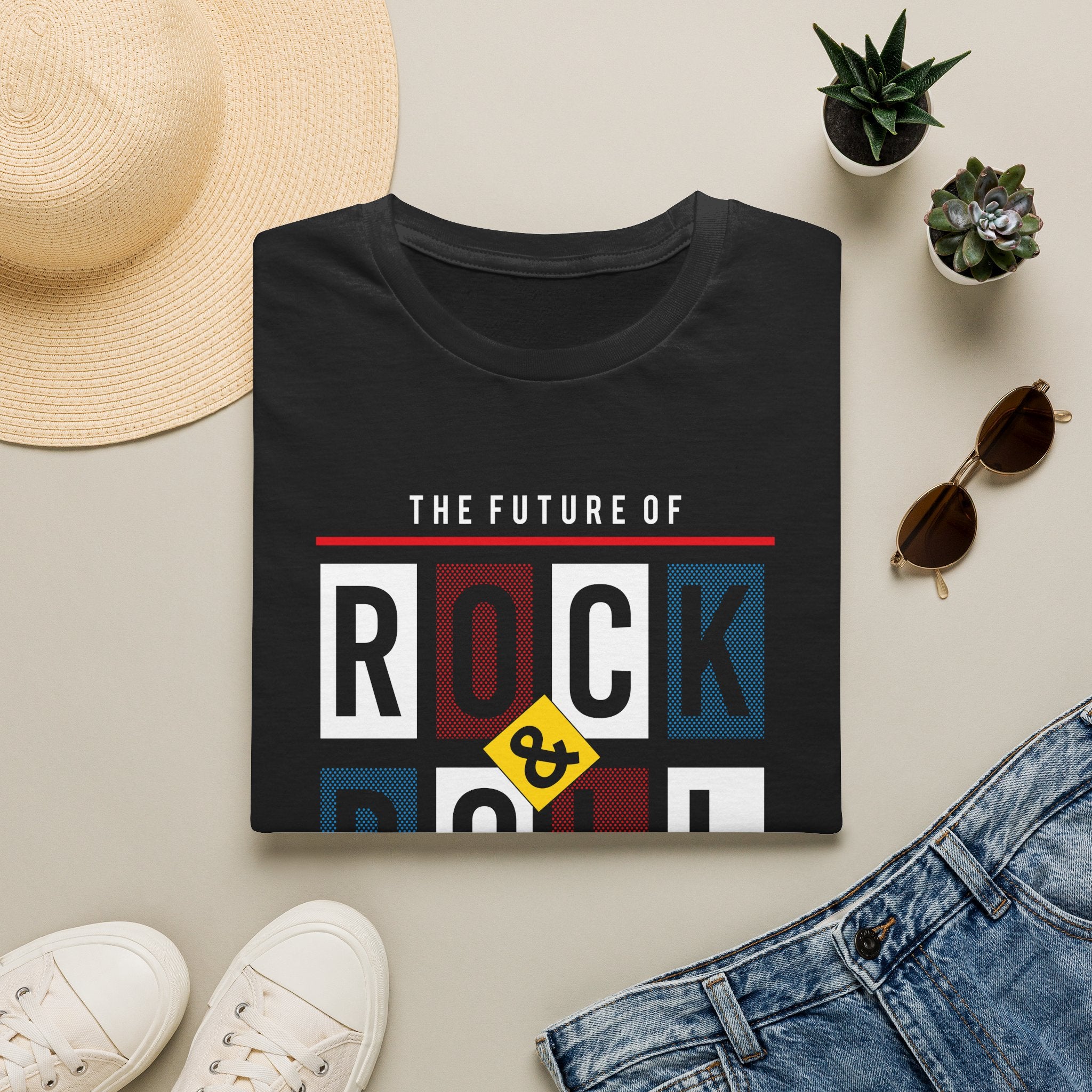 Rock & Roll Straight Fit Tişört