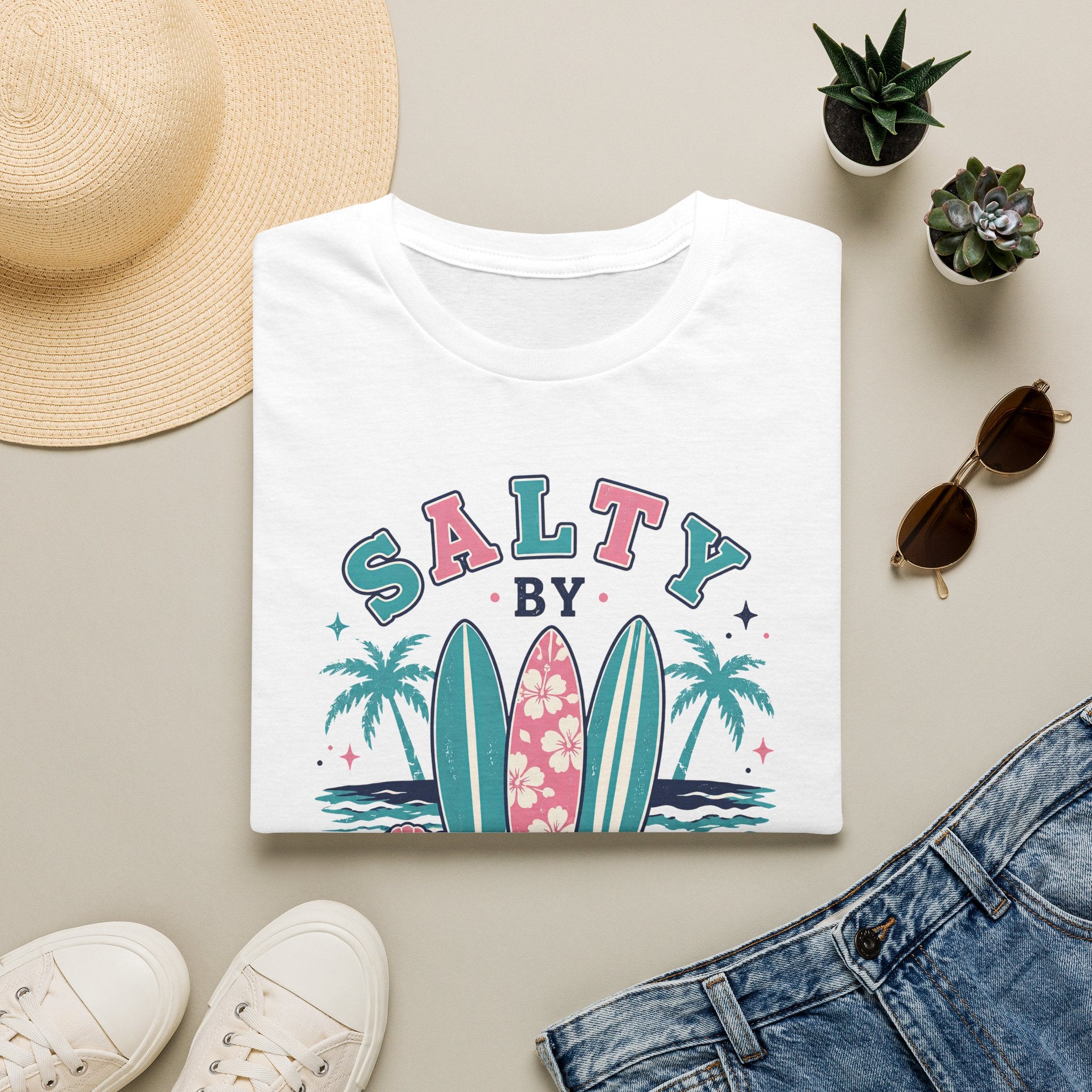 Salty By Choice Kadın Straight Fit Tişört