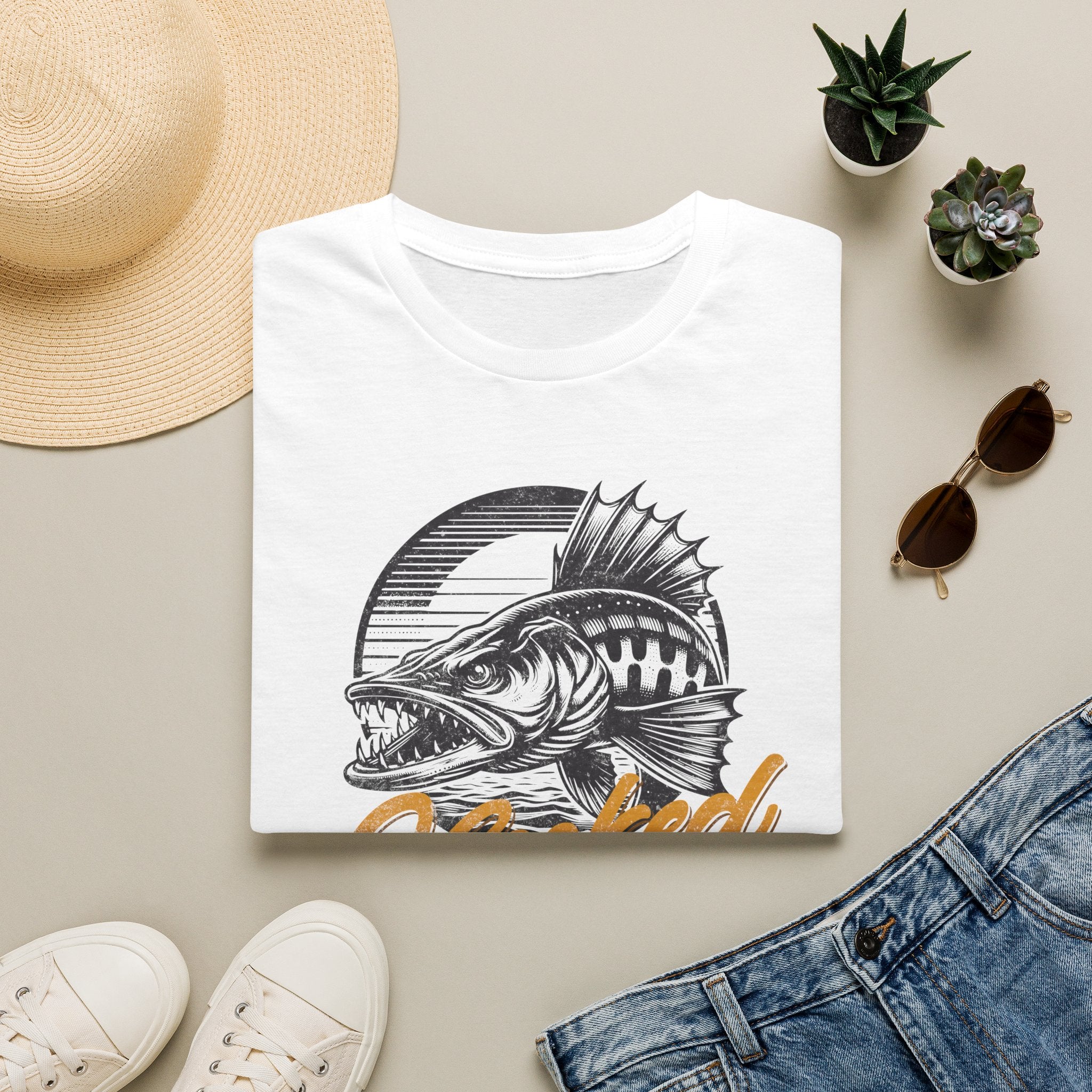 Hooked & Wild Erkek Straight Fit Tişört