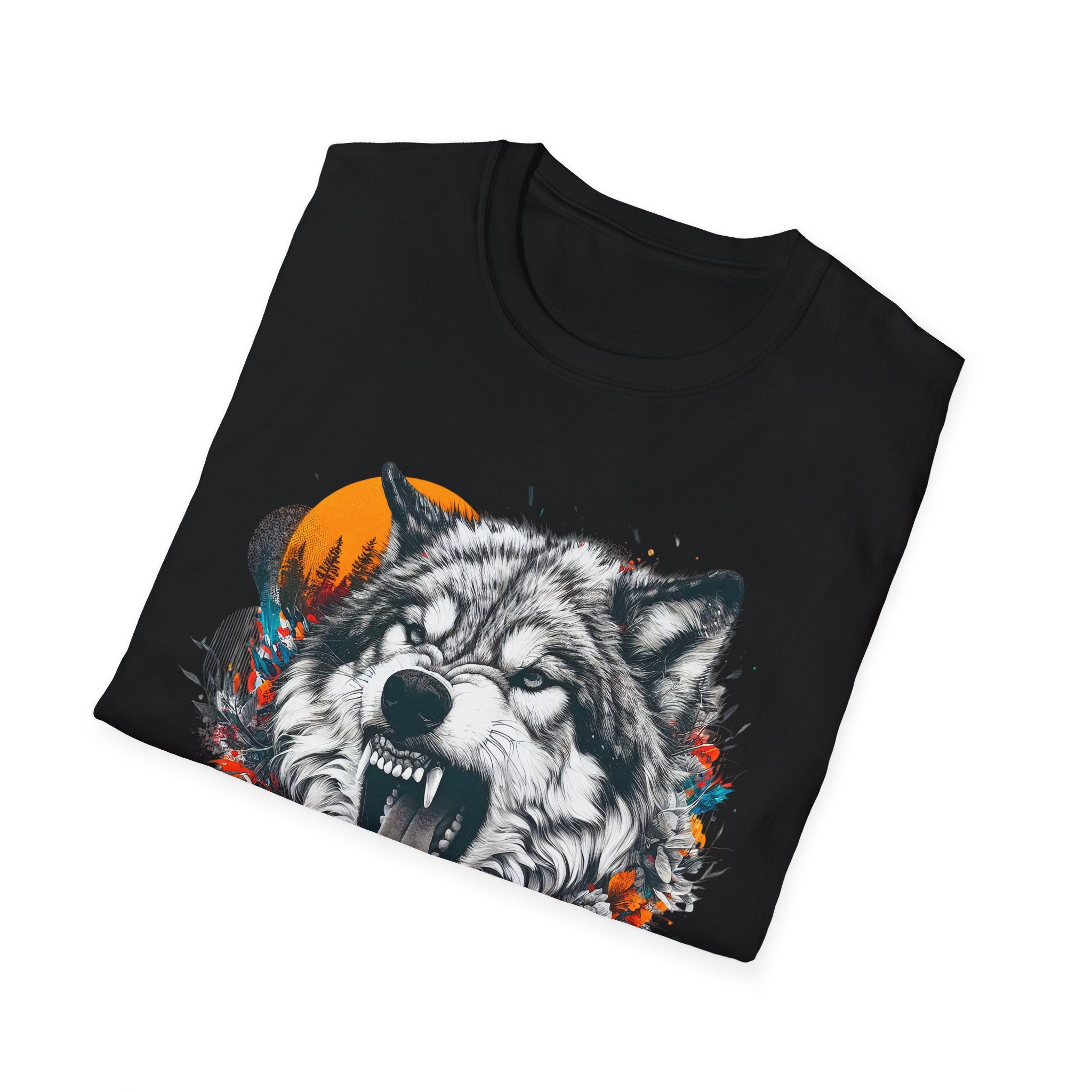 Wild Spirit Wolf Kadın Straight Fit Tişört