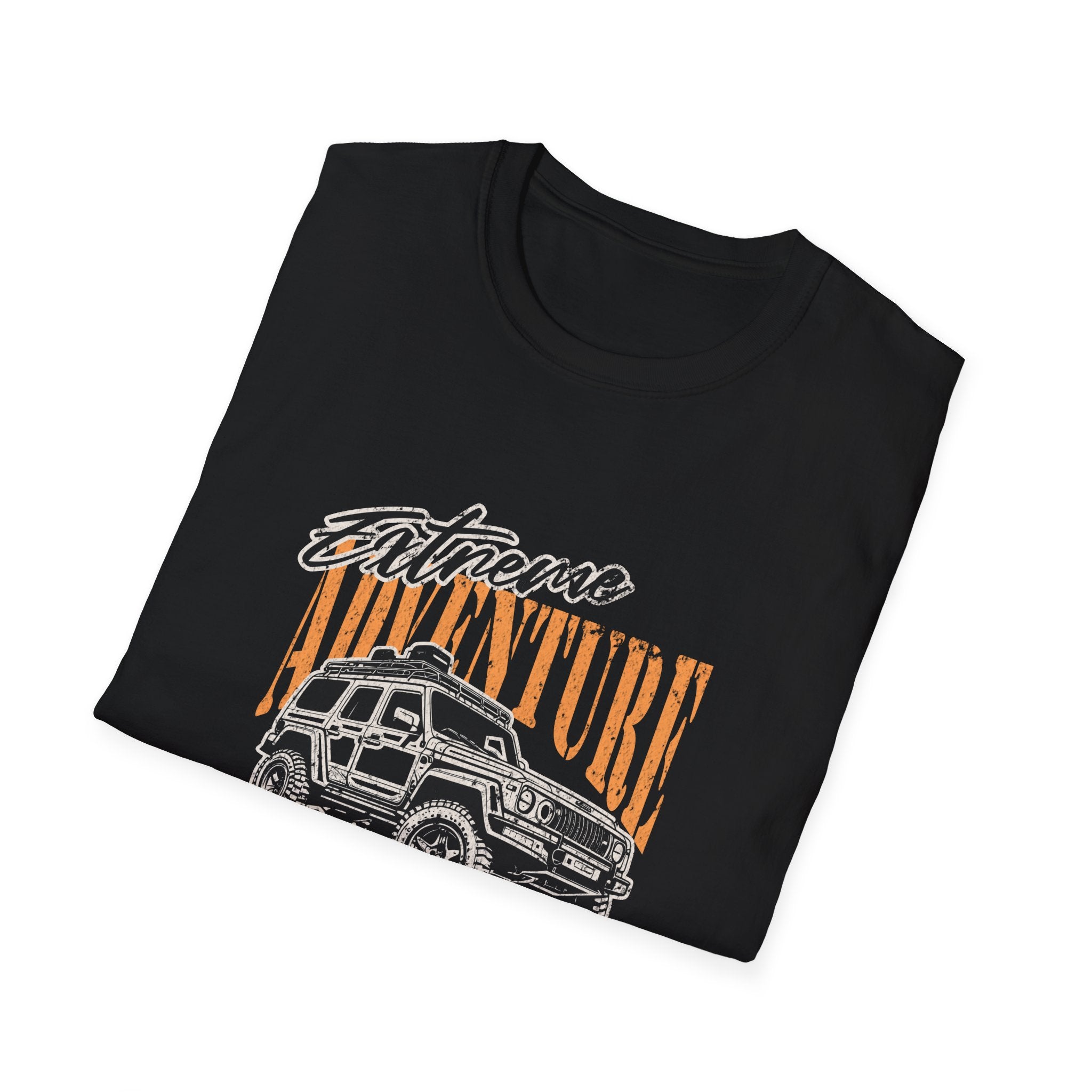 Extreme Adventure Offroad Erkek Tişört – 4x4 SUV Baskılı T-Shirt