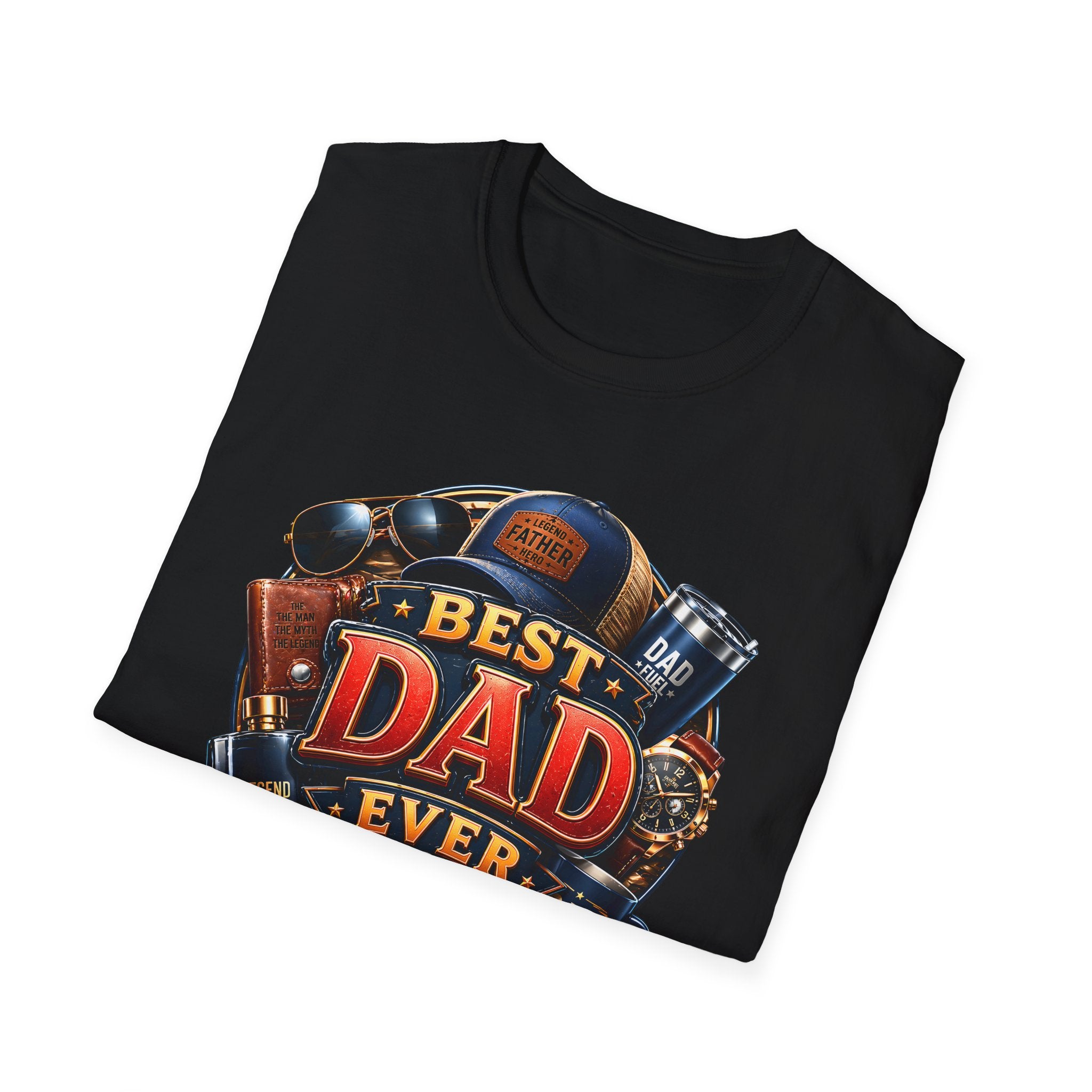 Best Dad Ever Regular Fit Erkek Tişört – Dünyanın En İyi Babasına Özel