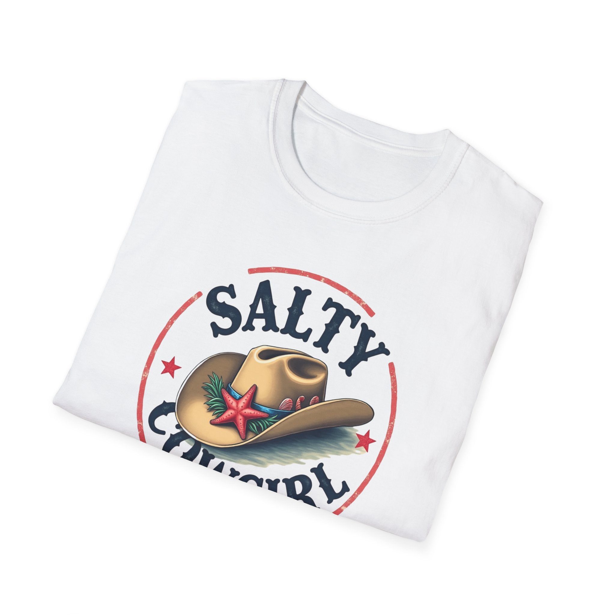 Salty Cowgirl Beach Rodeo Kadın Straight Fit Tişört