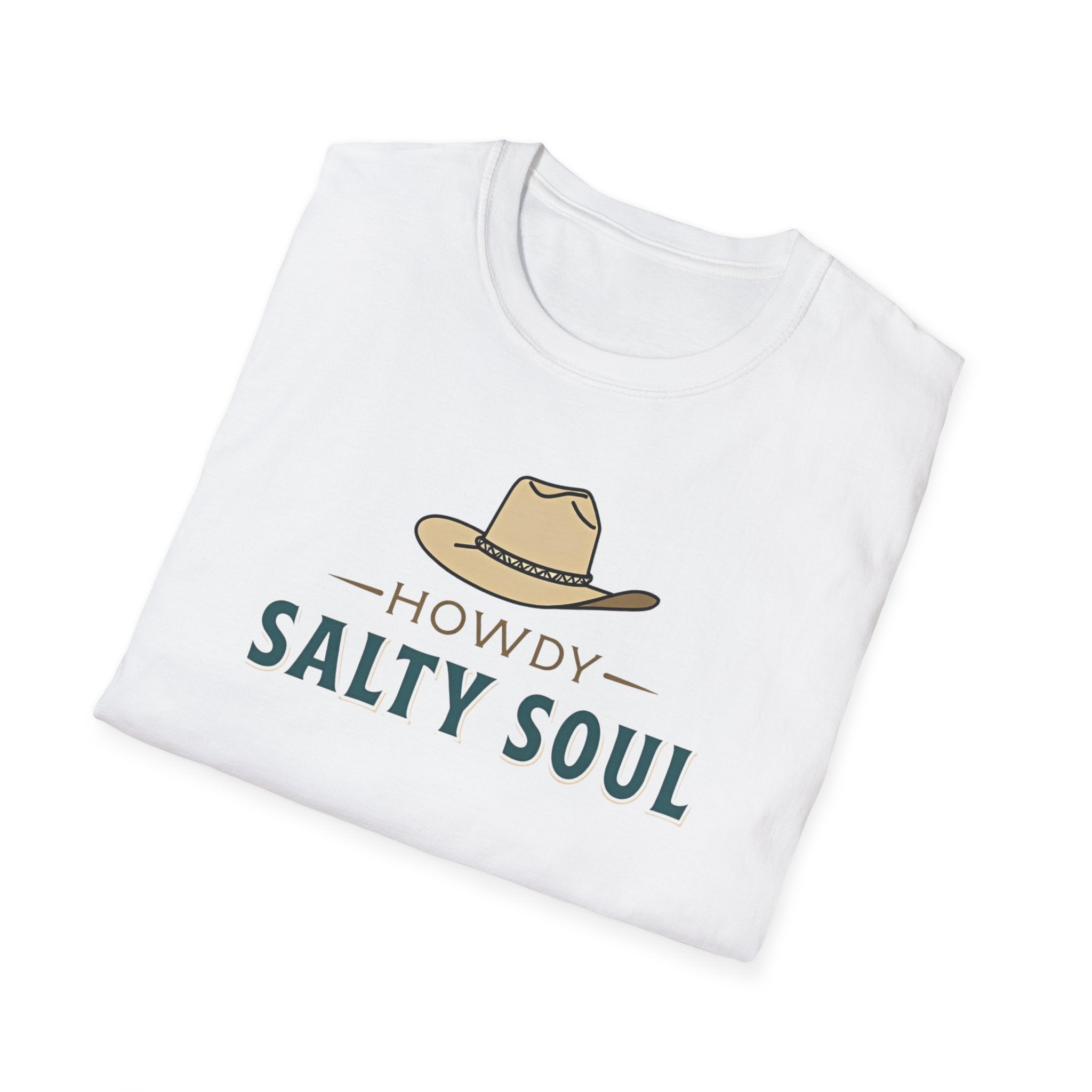 Howdy Salty Soul Kadın Straight Fit Tişört