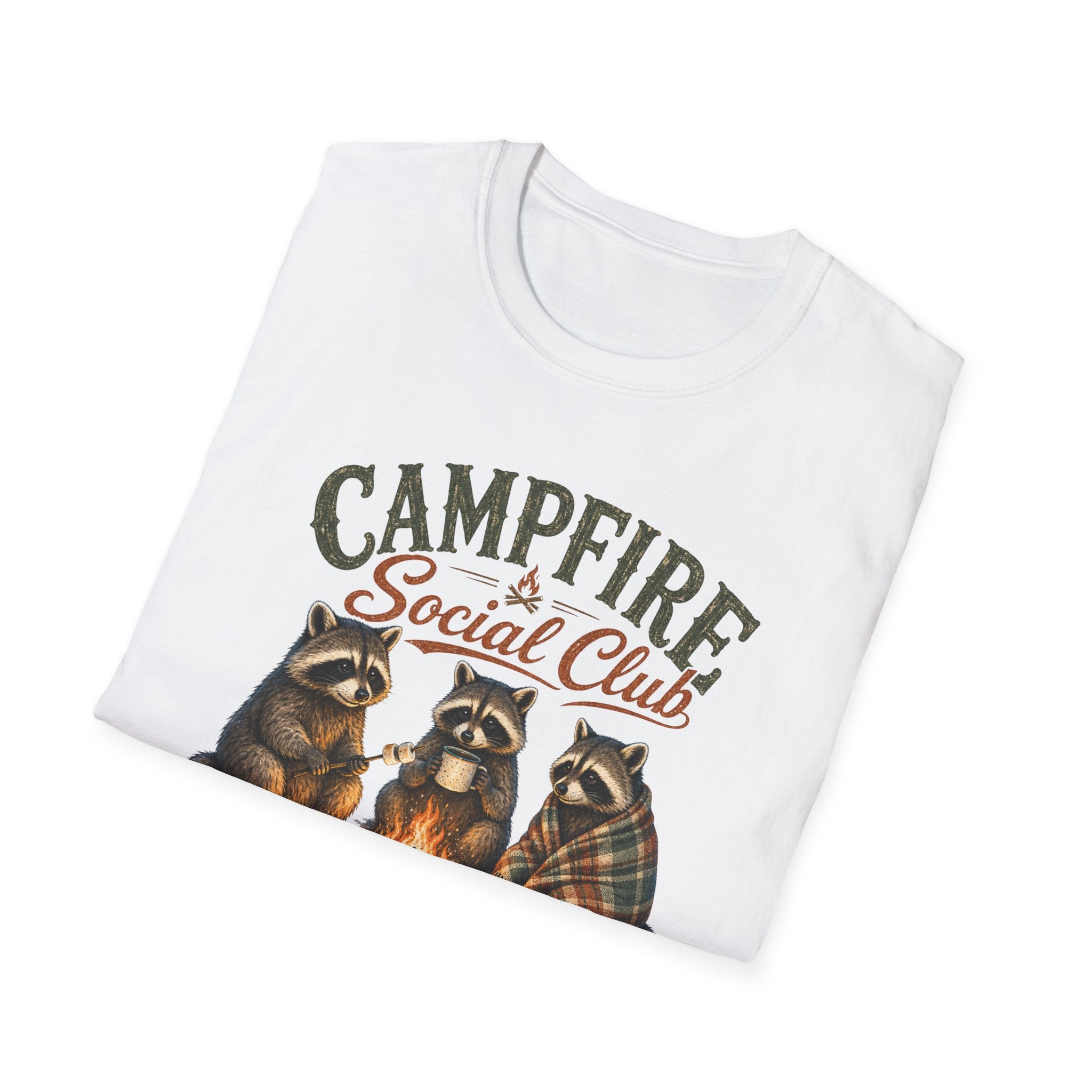 Campfire Social Club Baskılı Straight Fit Unisex Tişört