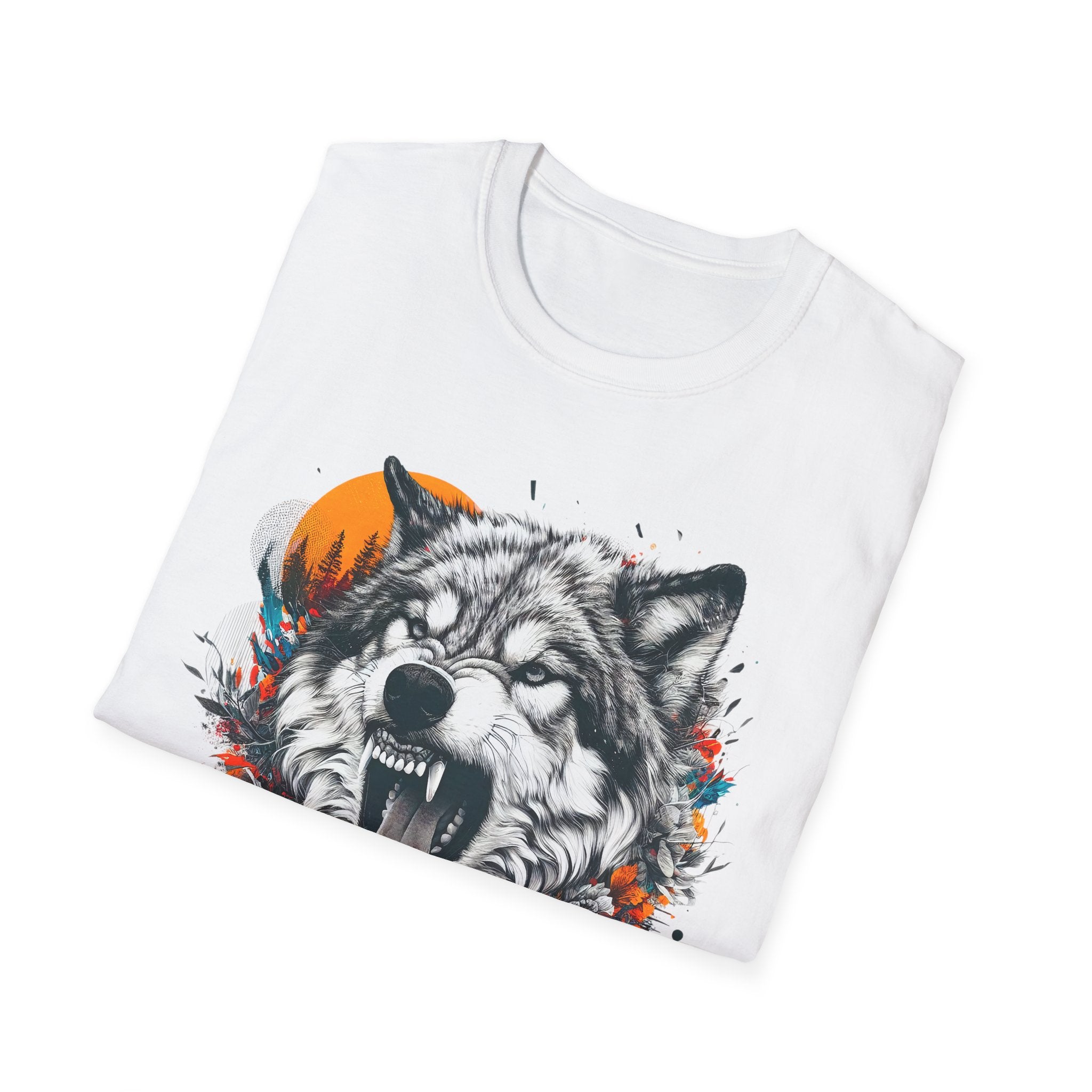 Wild Spirit Wolf Kadın Straight Fit Tişört
