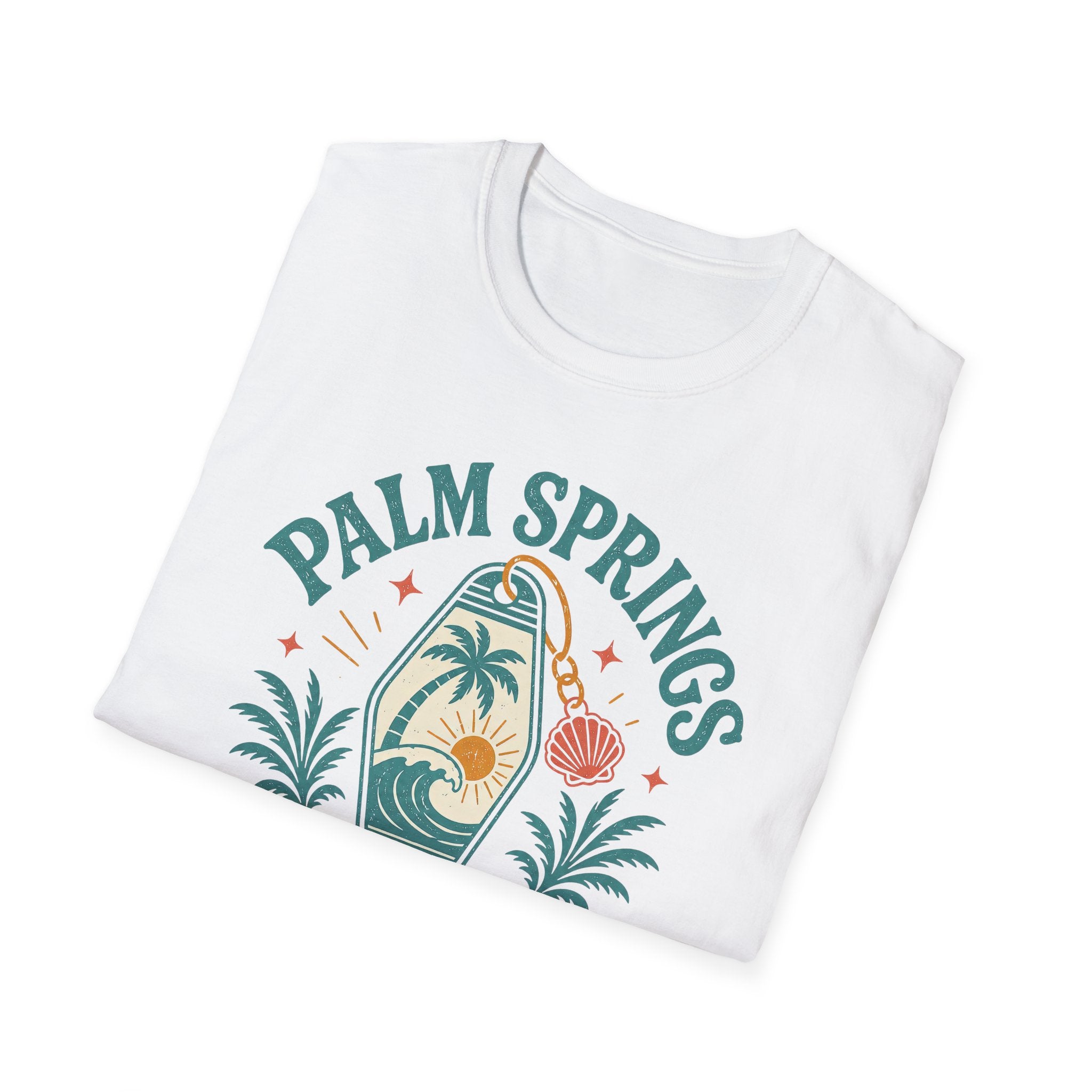 Straight Fit Kadın Tişört – Palm Springs But Make It Beachy