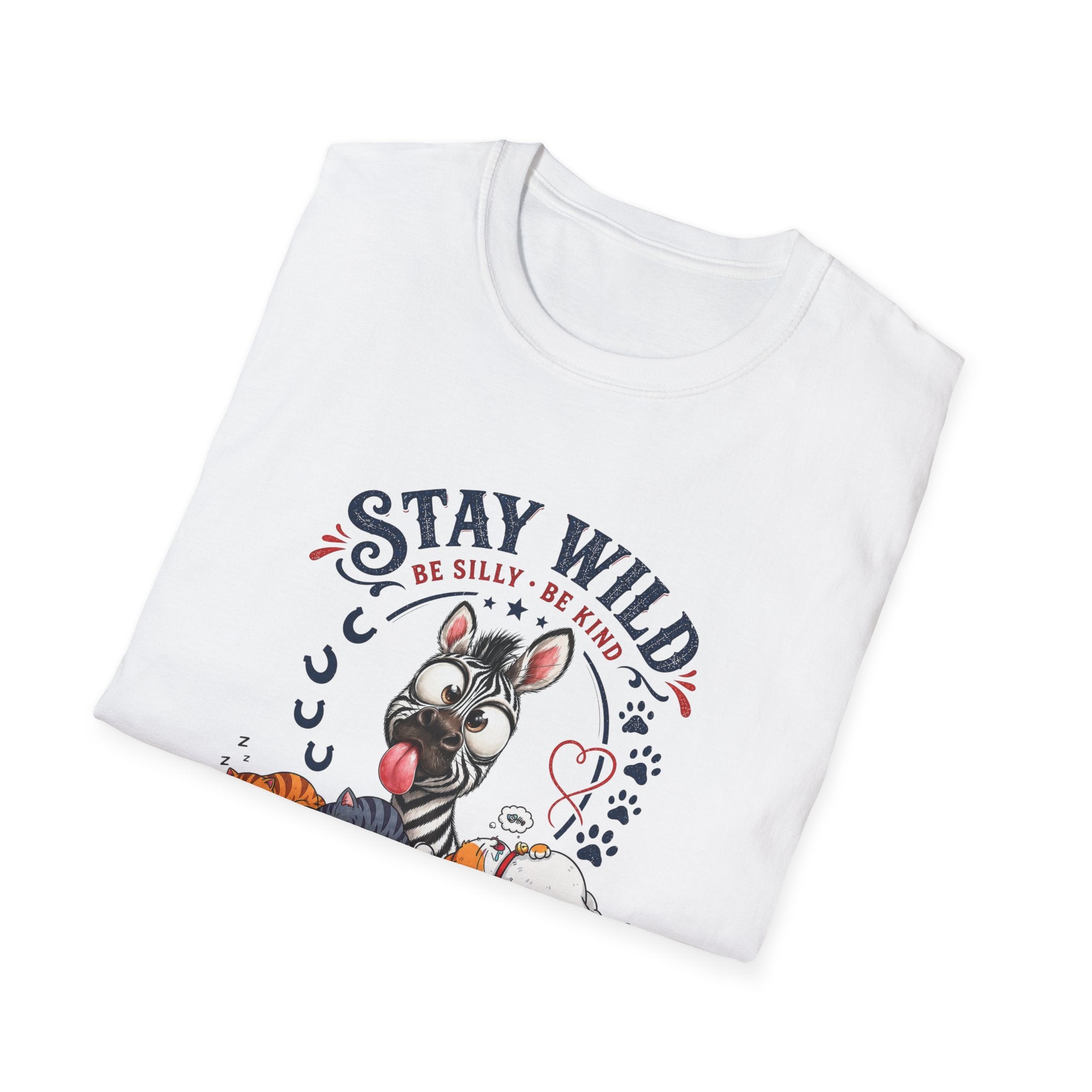 Stay Wild Straight Fit Yetişkin Tişört