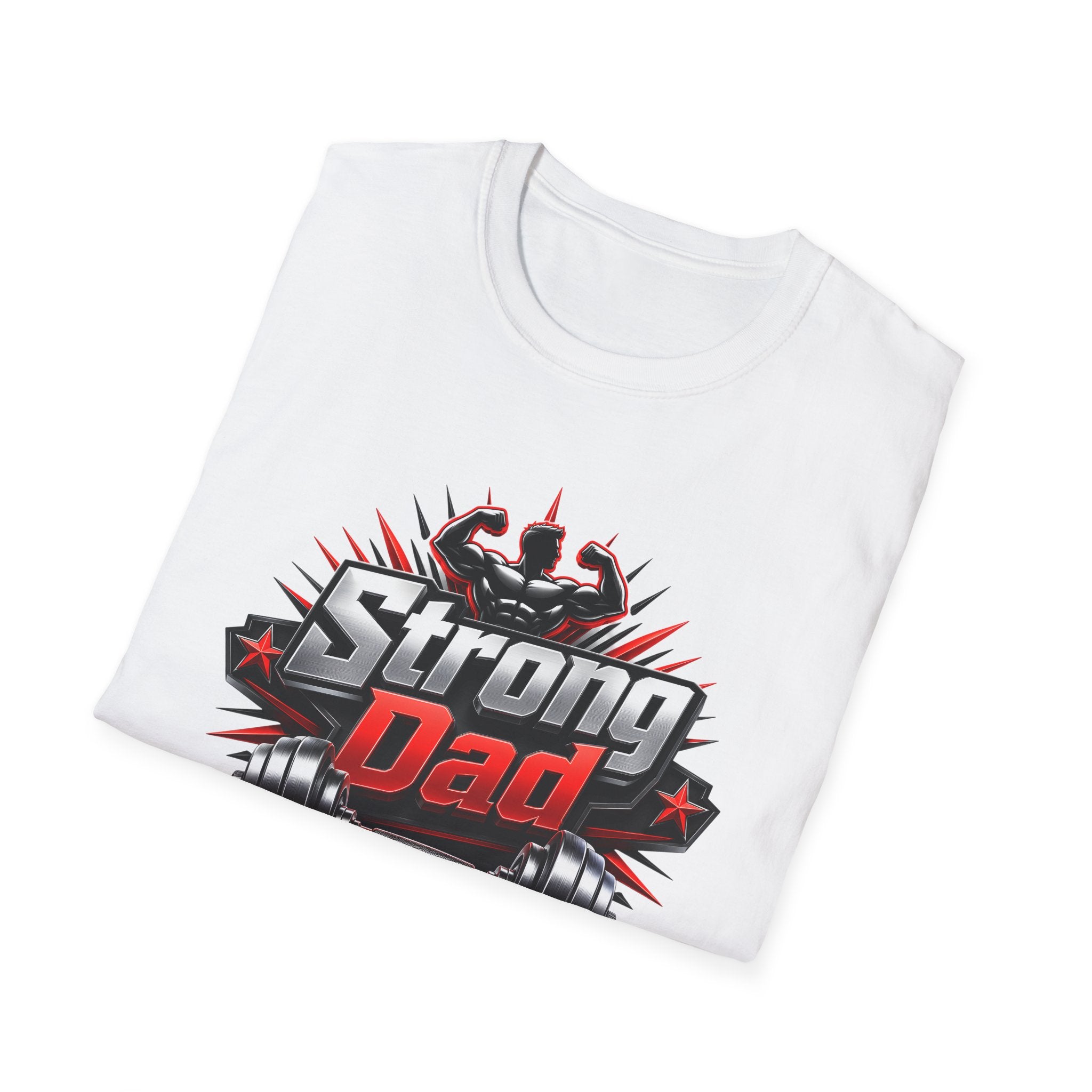 Strong Dad Regular Fit Erkek Tişört – Gücün ve Kararlılığın Simgesi