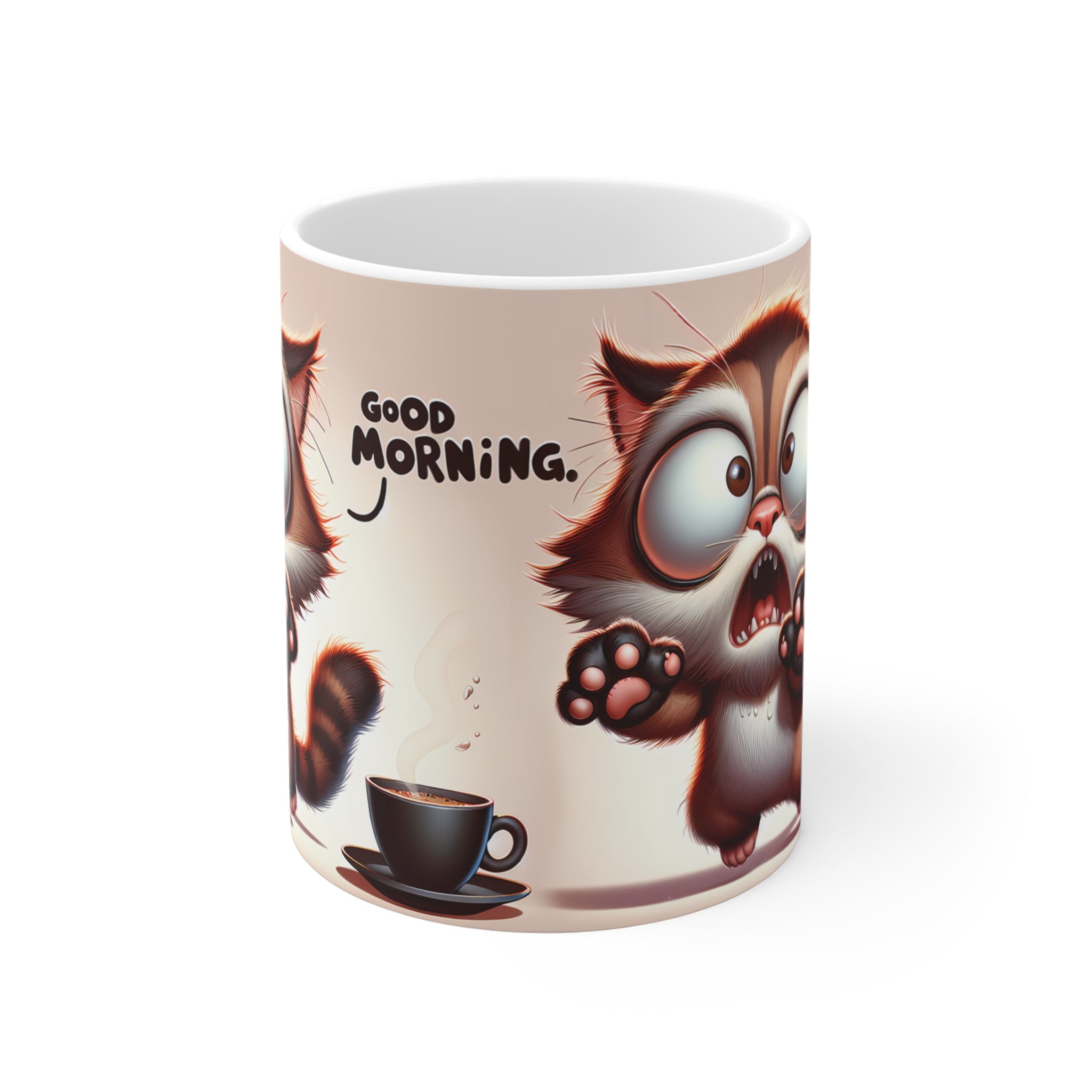 Good Morning Kedi Temalı Kupa