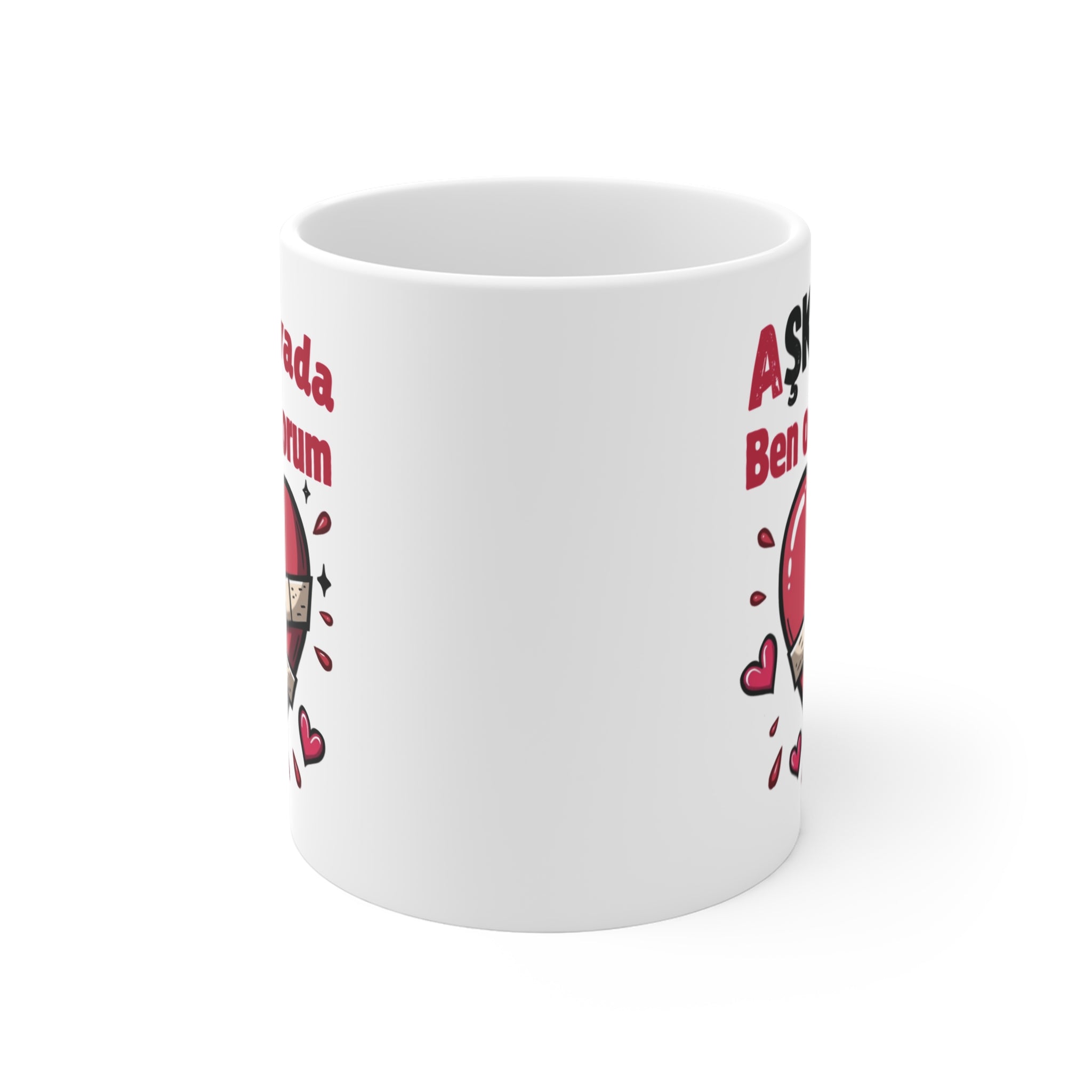 “Aşk Havada Ama Ben Oturuyorum” Anti-Valentine Kupa