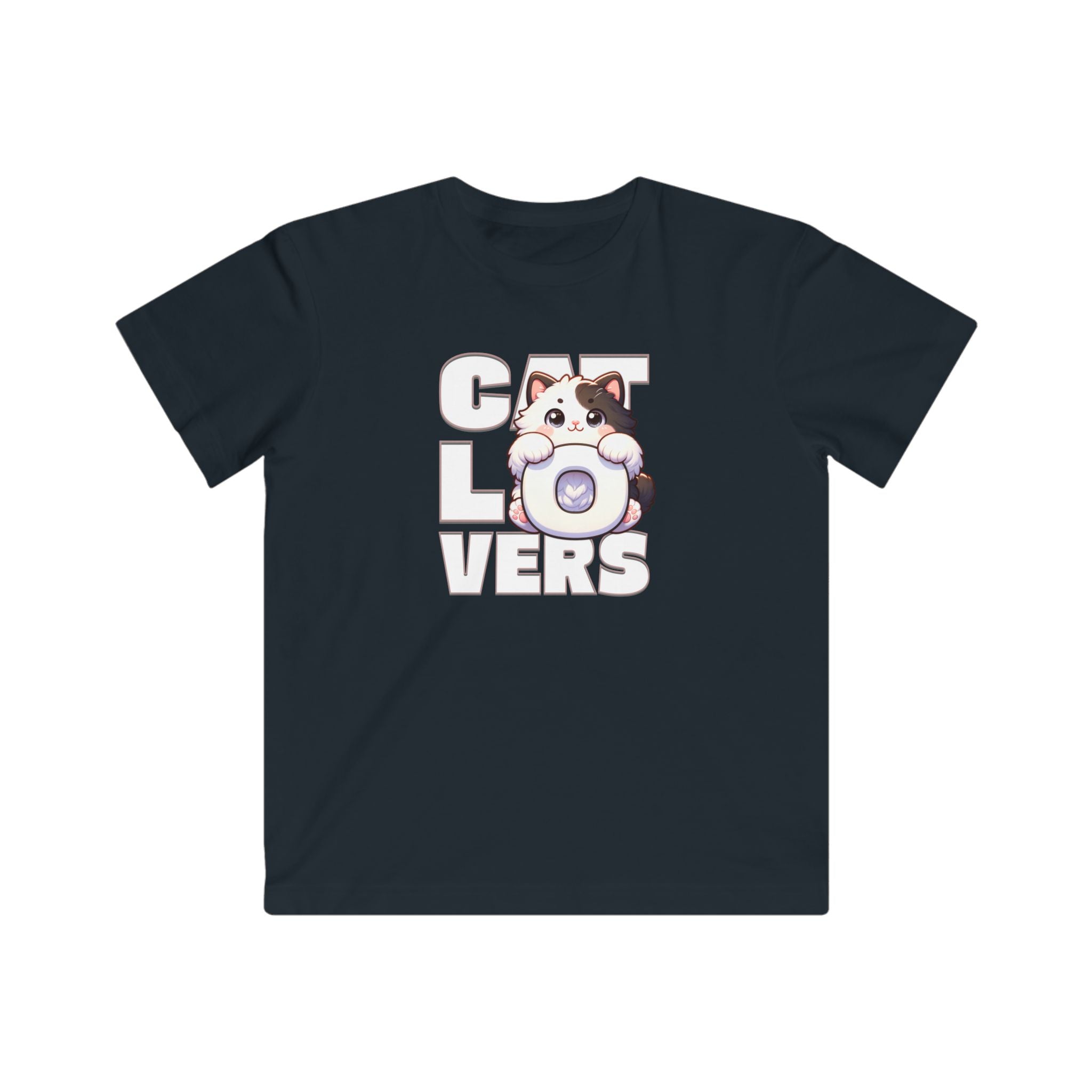 Cat Lovers – Kız Çocuk Basic Tişört