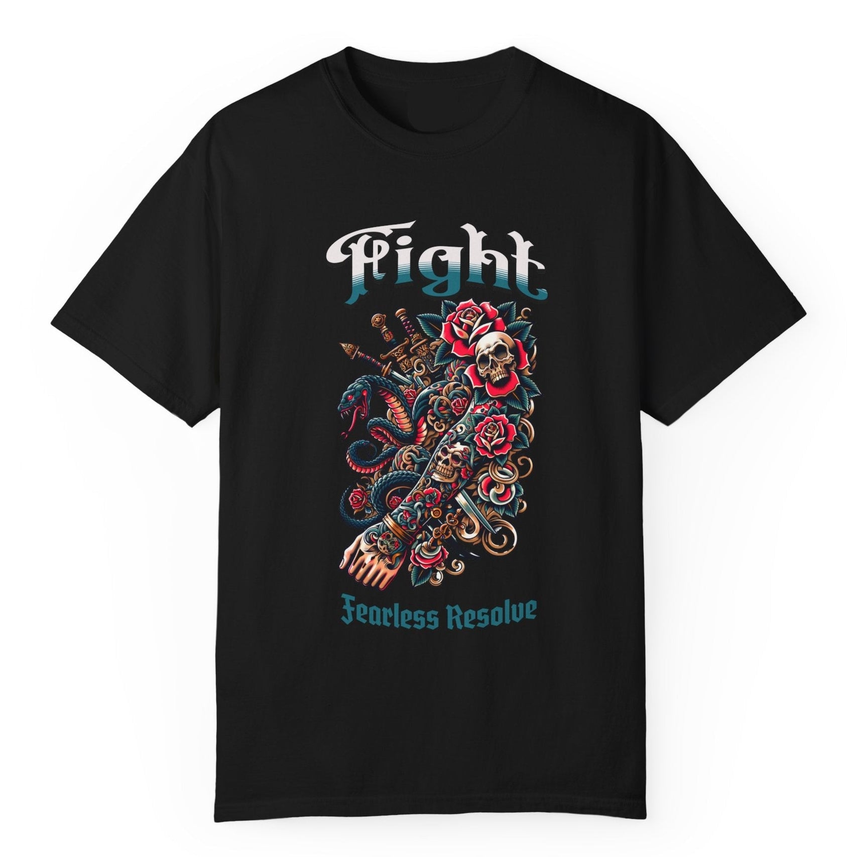 Fight – Fearless Resolve Grafik Tişört