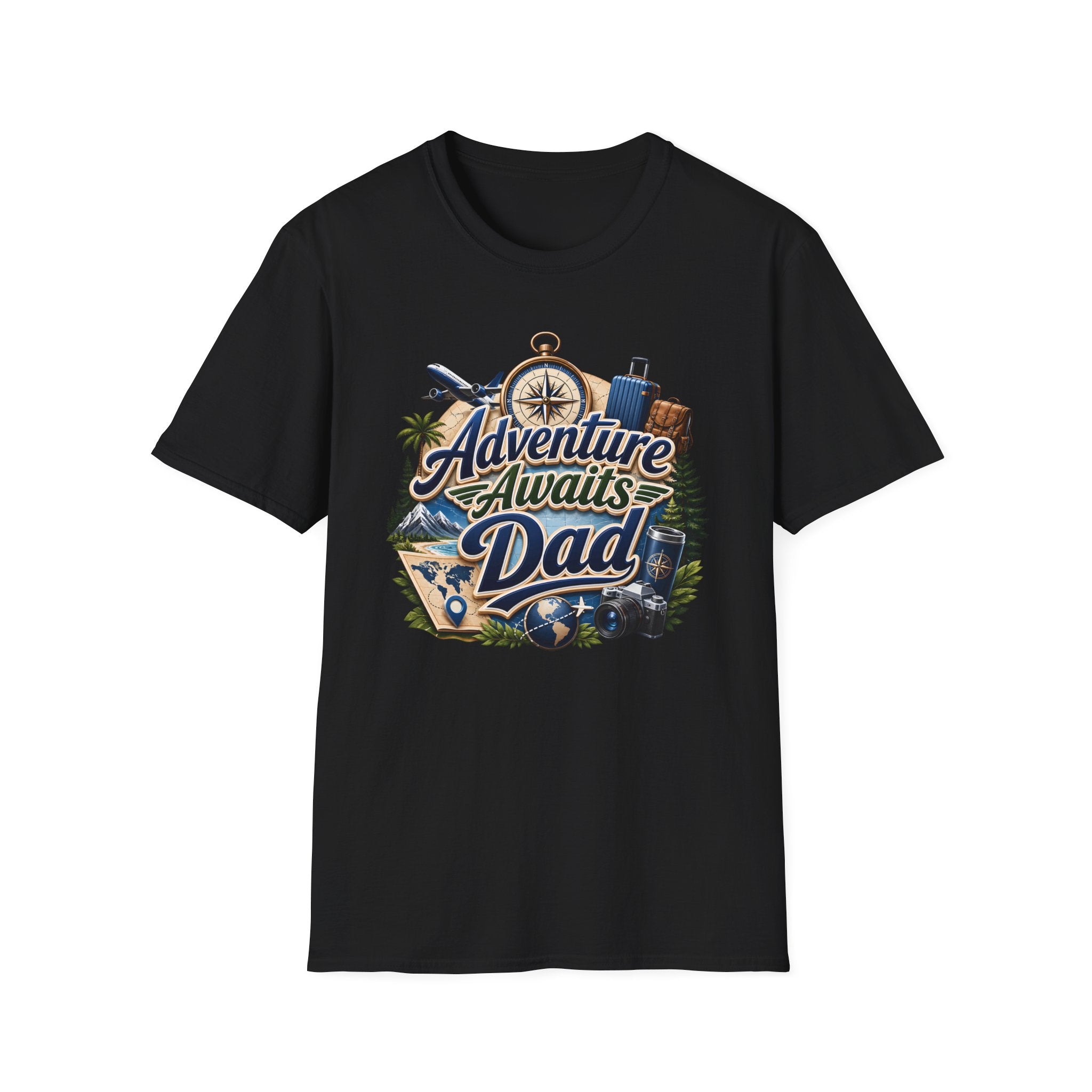Adventure Awaits Dad Erkek Regular Fit Tişört