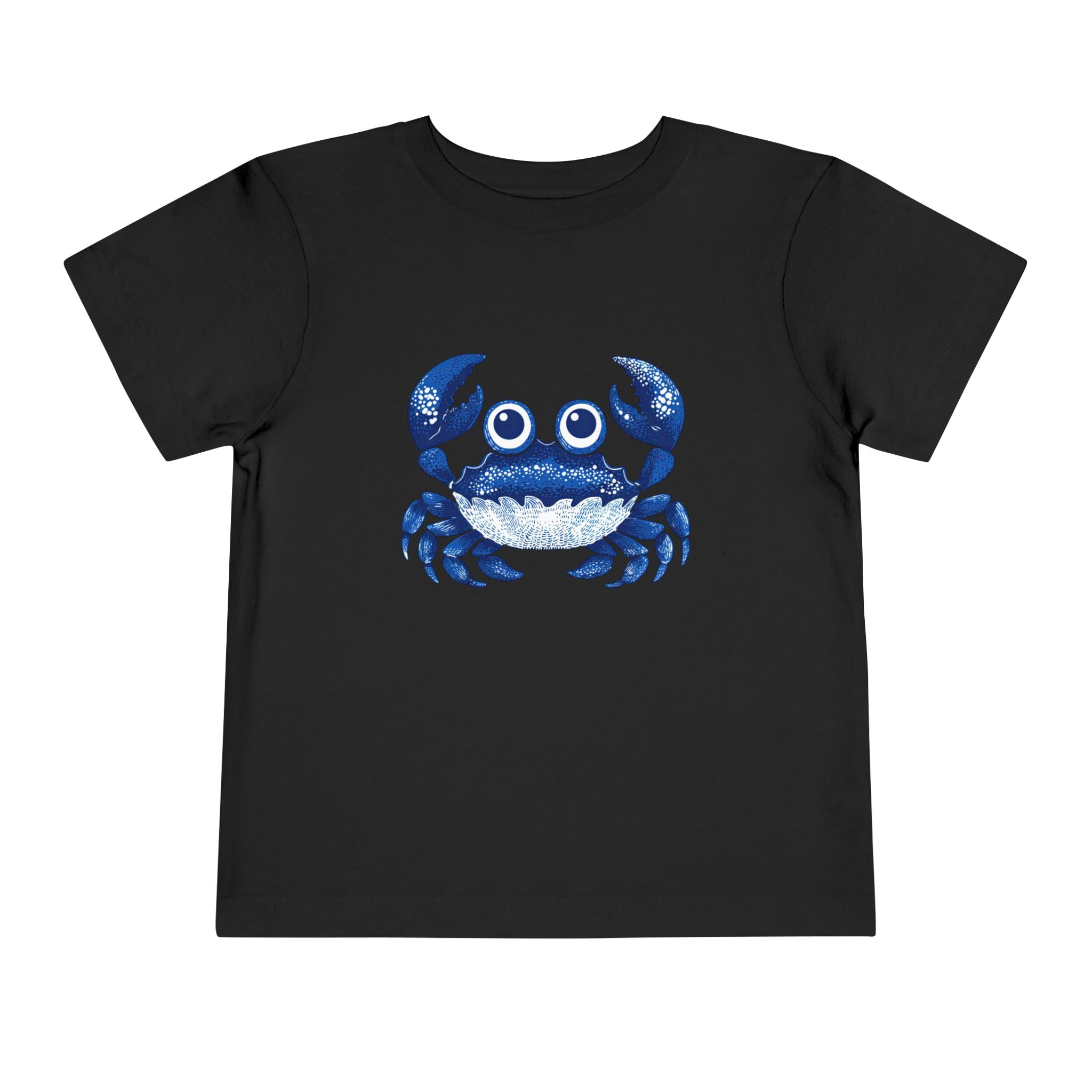 Pamuk Çocuk Tişört – Sevimli Yengeç Baskılı Çocuk T-Shirt