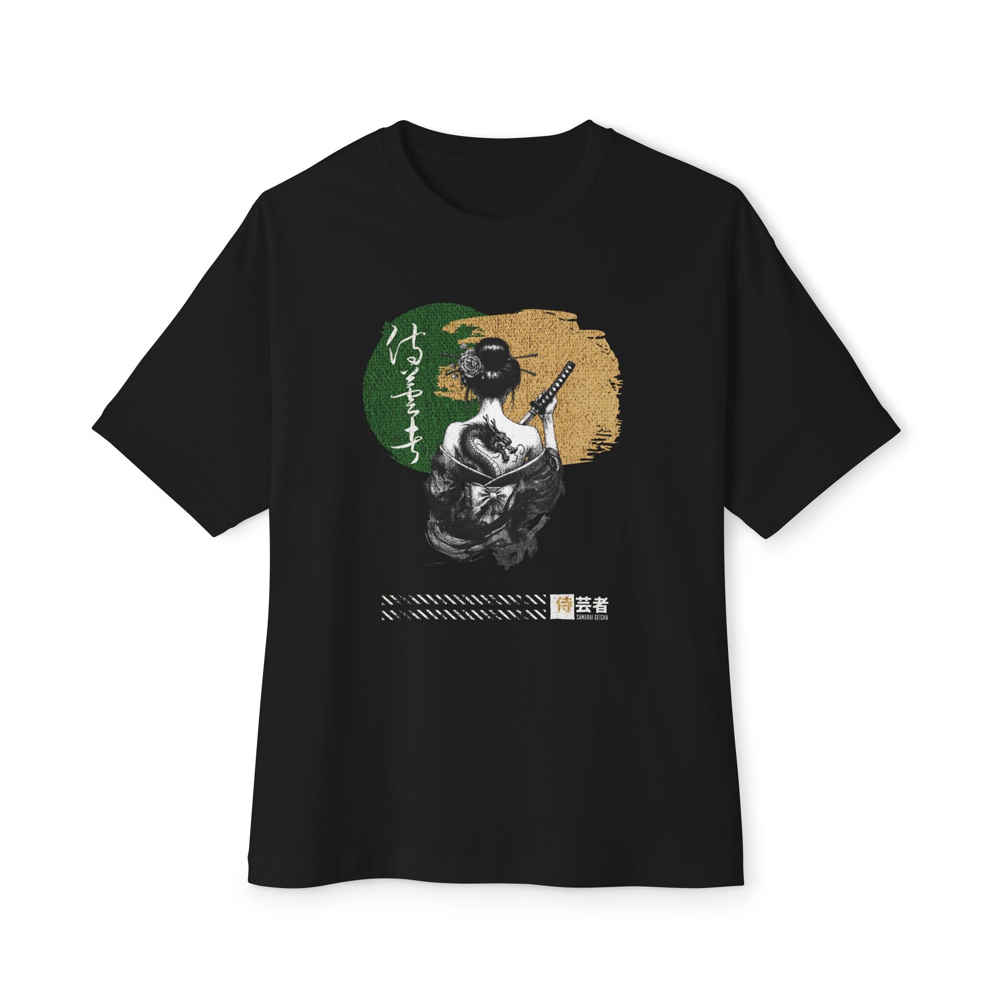 Silent Strength – Geisha Oversized Kadın Tişört