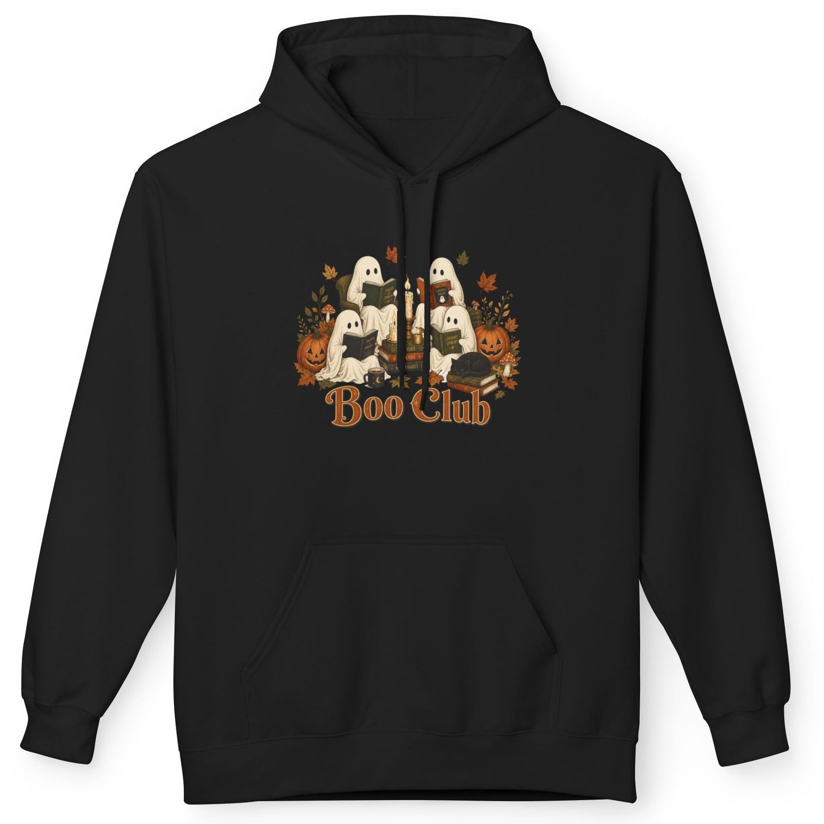 Kitap Severler İçin Halloween Temalı Unisex Hoodie