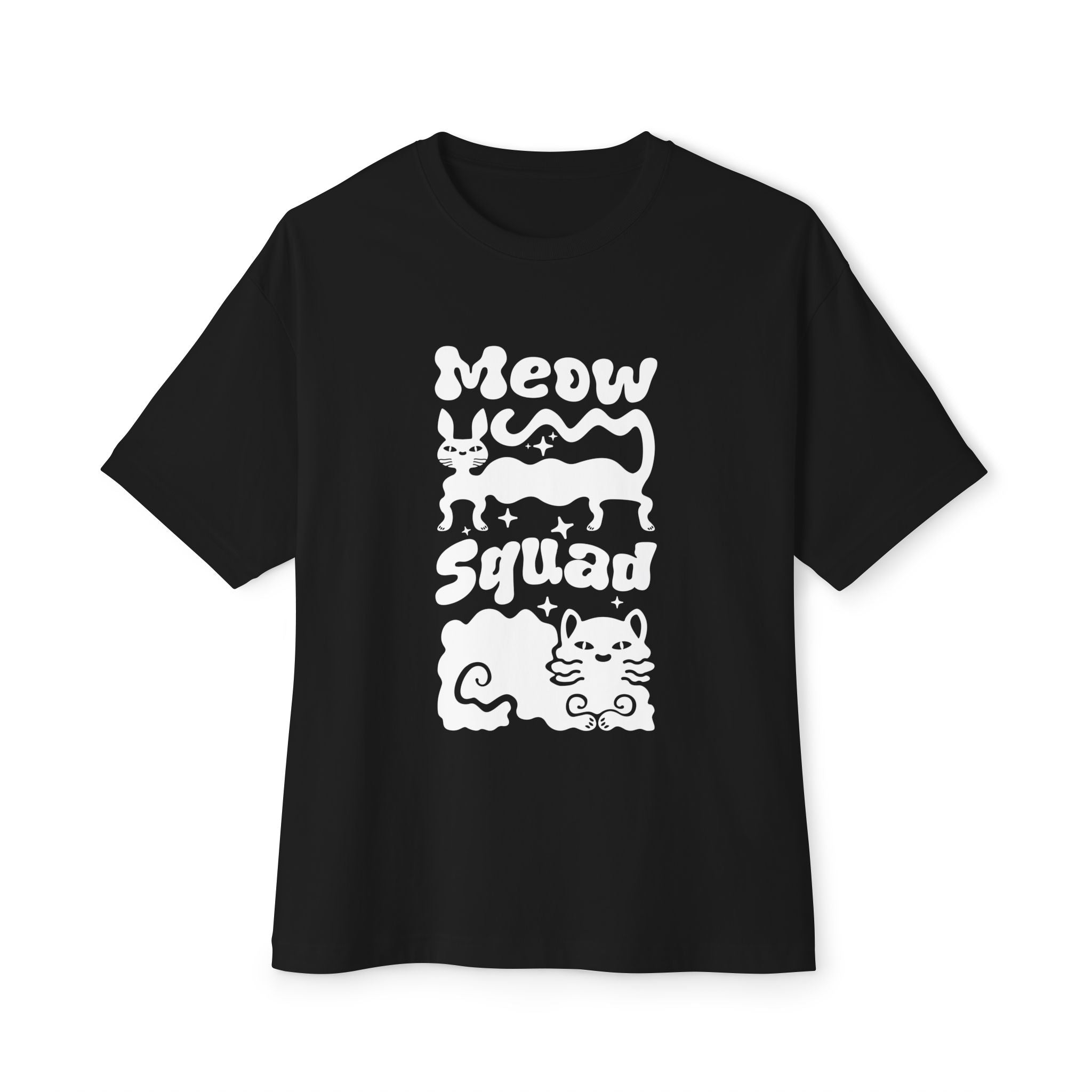 Meow Squad – Kadın Oversized Tişört