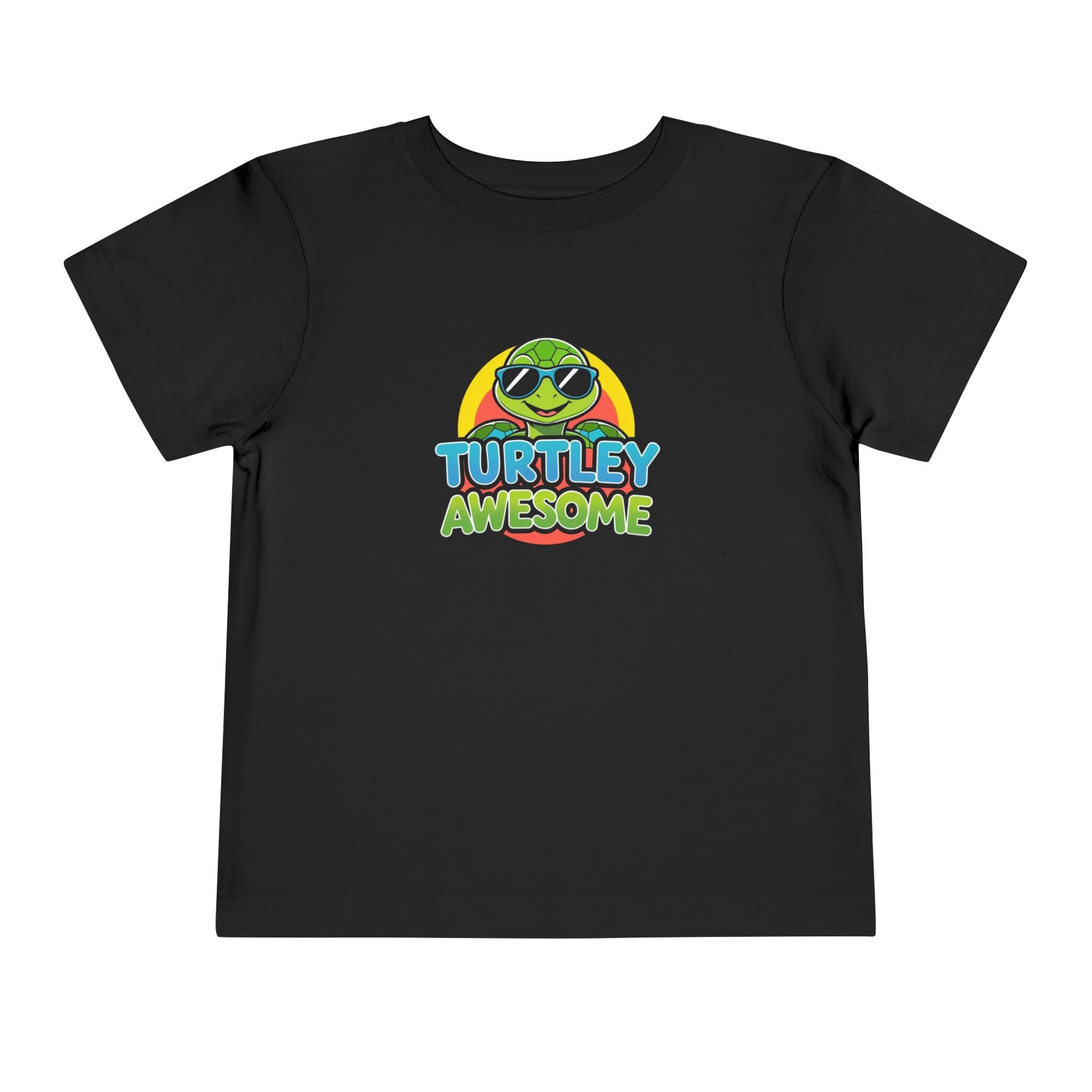 Turtley Awesome Çocuk Tişört – Sevimli Kaplumbağa Desenli Çocuk T-Shirt