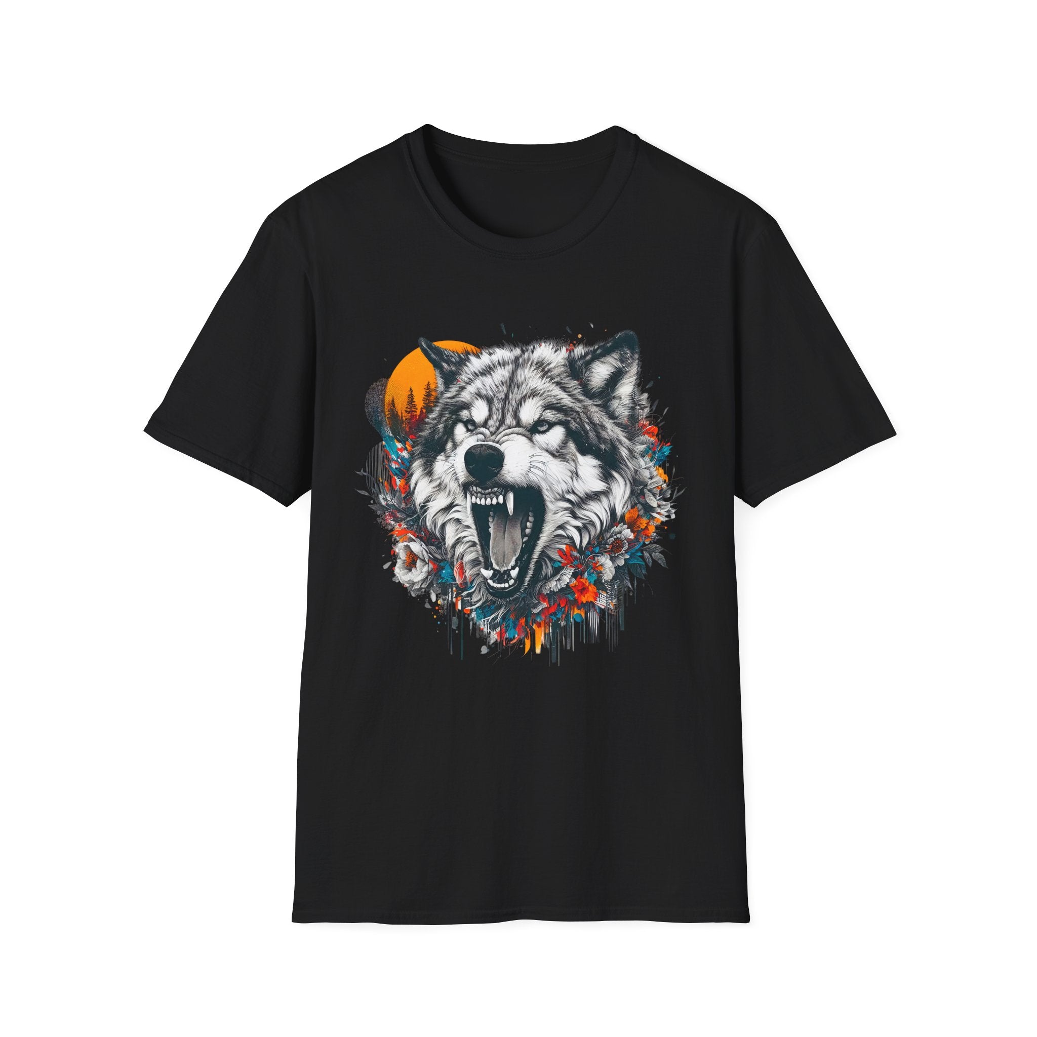 Wild Spirit Wolf Kadın Straight Fit Tişört