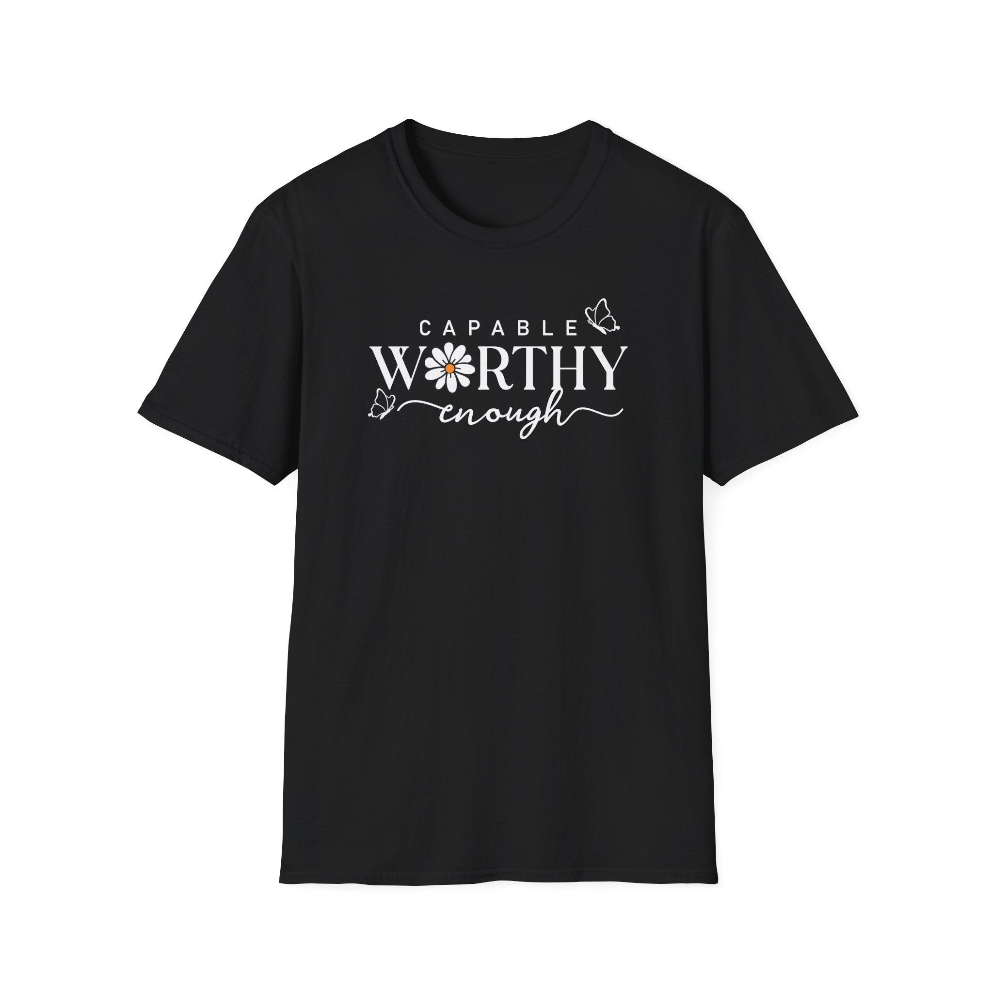 Capable Worthy Enough Kadın Straight Fit Tişört