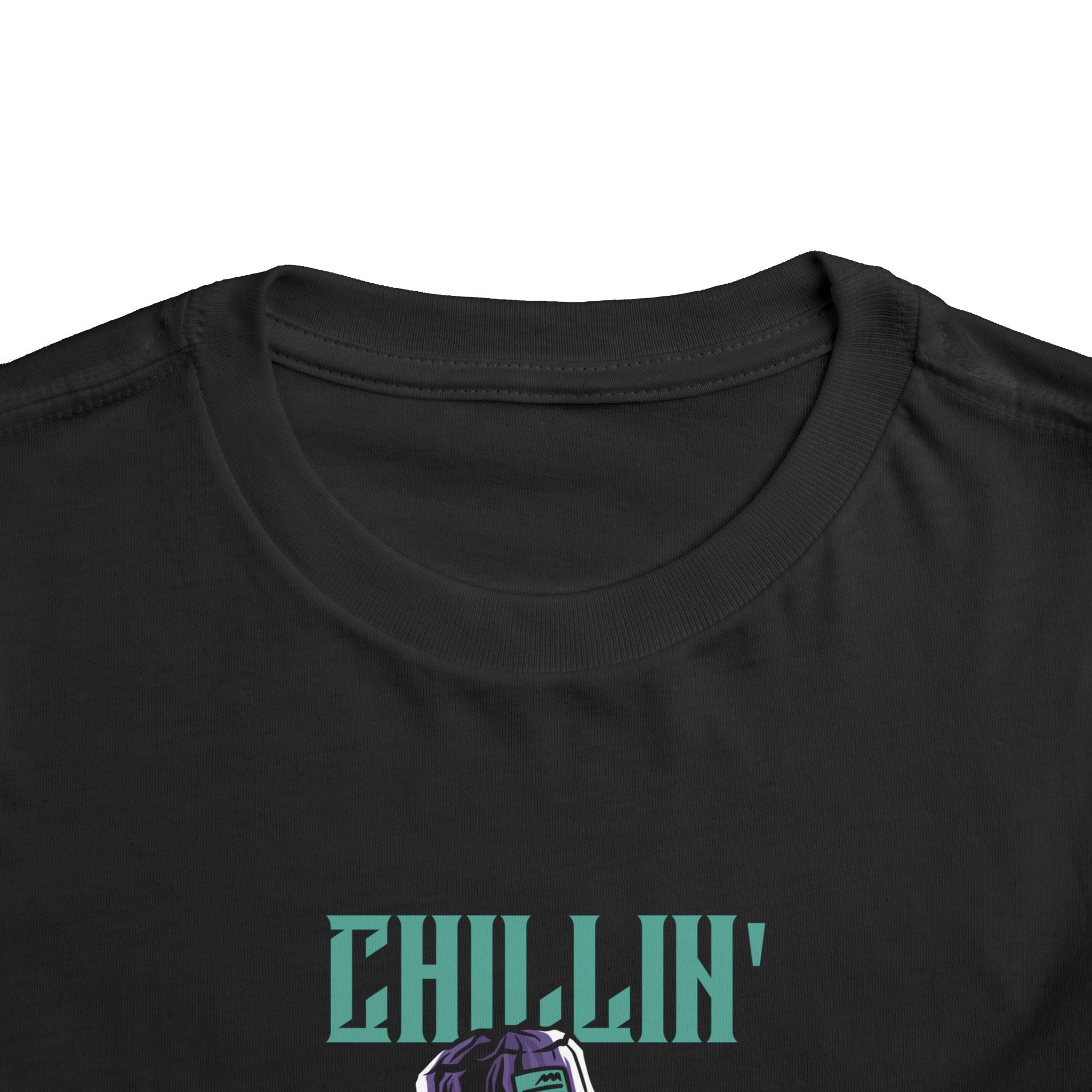 Chillin’ Urban Çocuk Tişört – Cool Street Style Baskılı Siyah T-Shirt