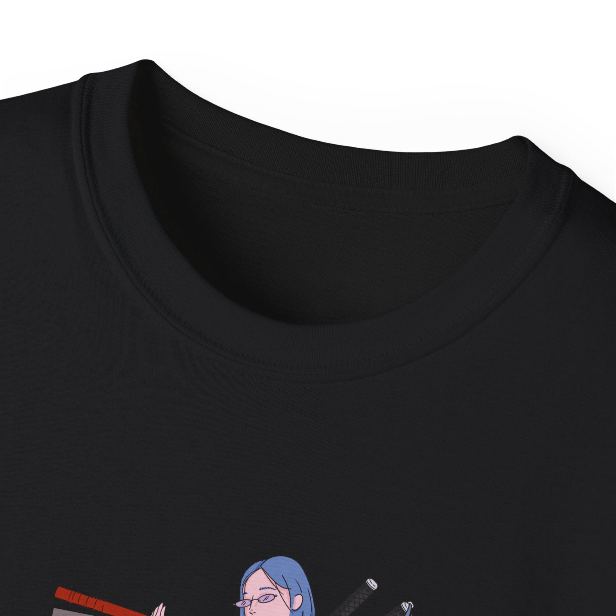 ERROR Graphic Kadın Tişört – Anime Streetwear Regular Fit T-Shirt