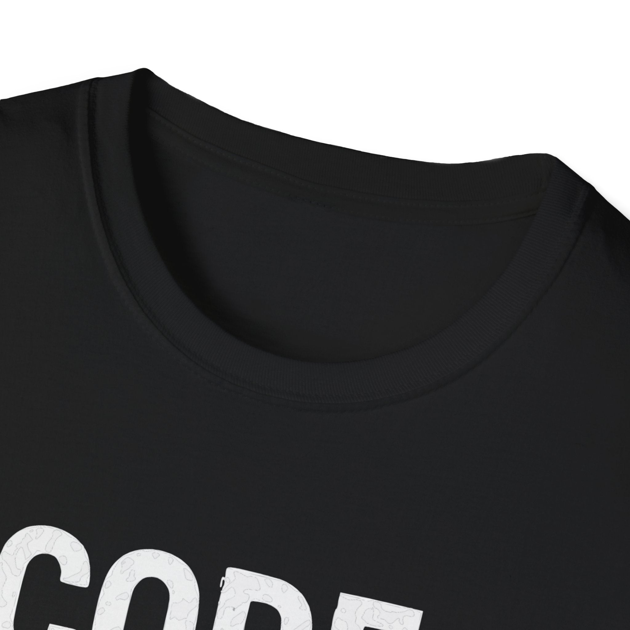 Code Mode ON Baskılı Siyah Regular Fit Tişört – Modern Streetwear Erkek/Kadın T-Shirt