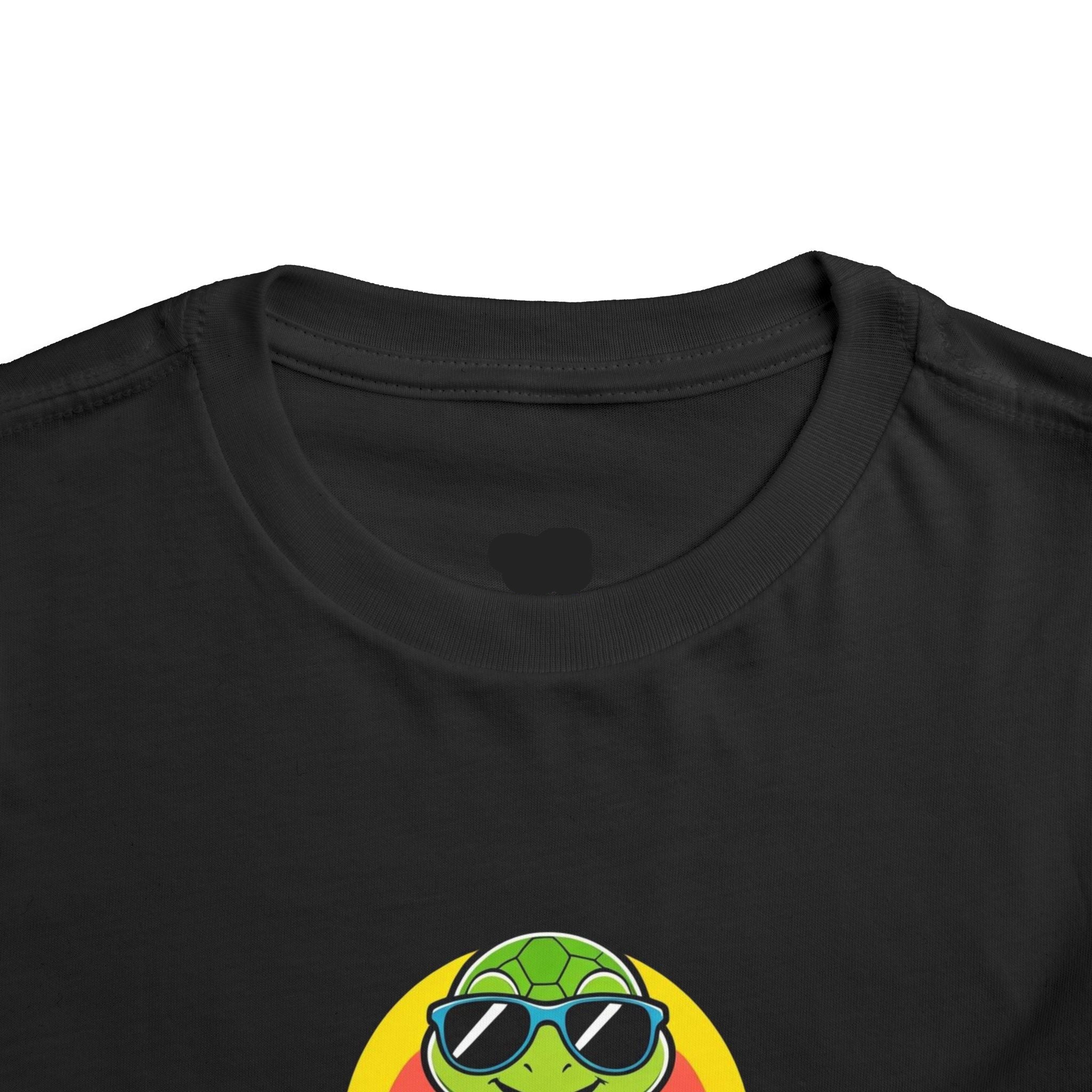 Turtley Awesome Çocuk Tişört – Sevimli Kaplumbağa Desenli Çocuk T-Shirt