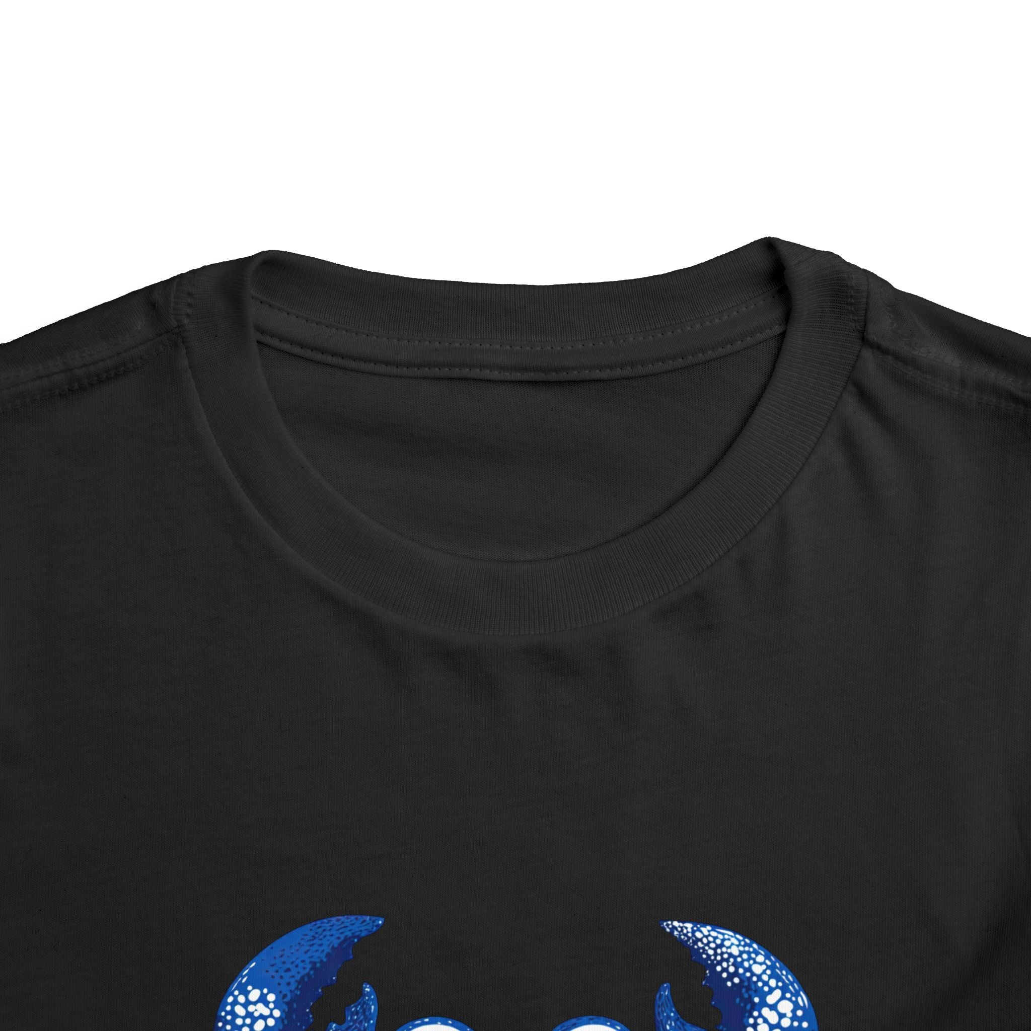 Pamuk Çocuk Tişört – Sevimli Yengeç Baskılı Çocuk T-Shirt