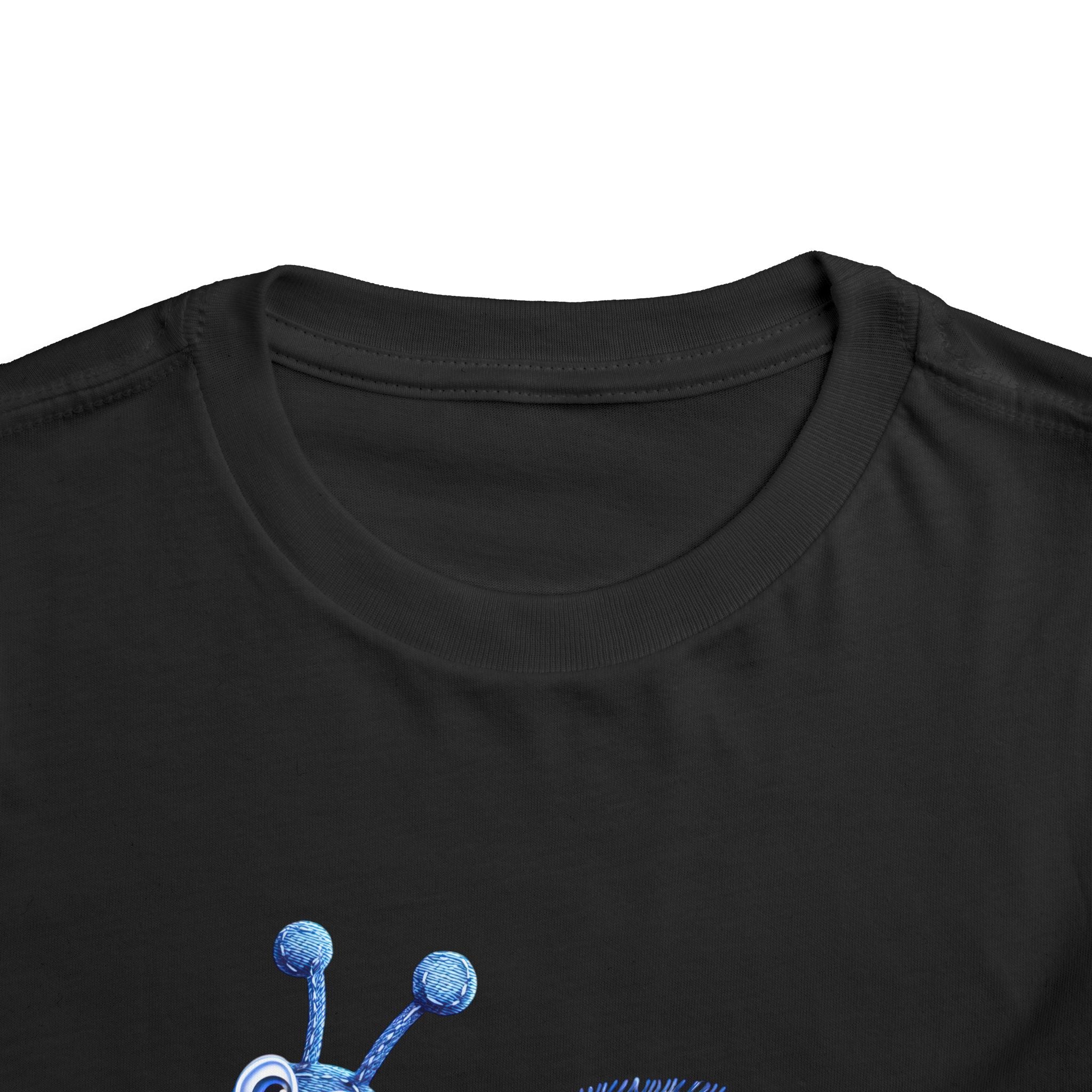Pamuk Çocuk Tişört – Sevimli Mavi Salyangoz Baskılı Çocuk T-Shirt