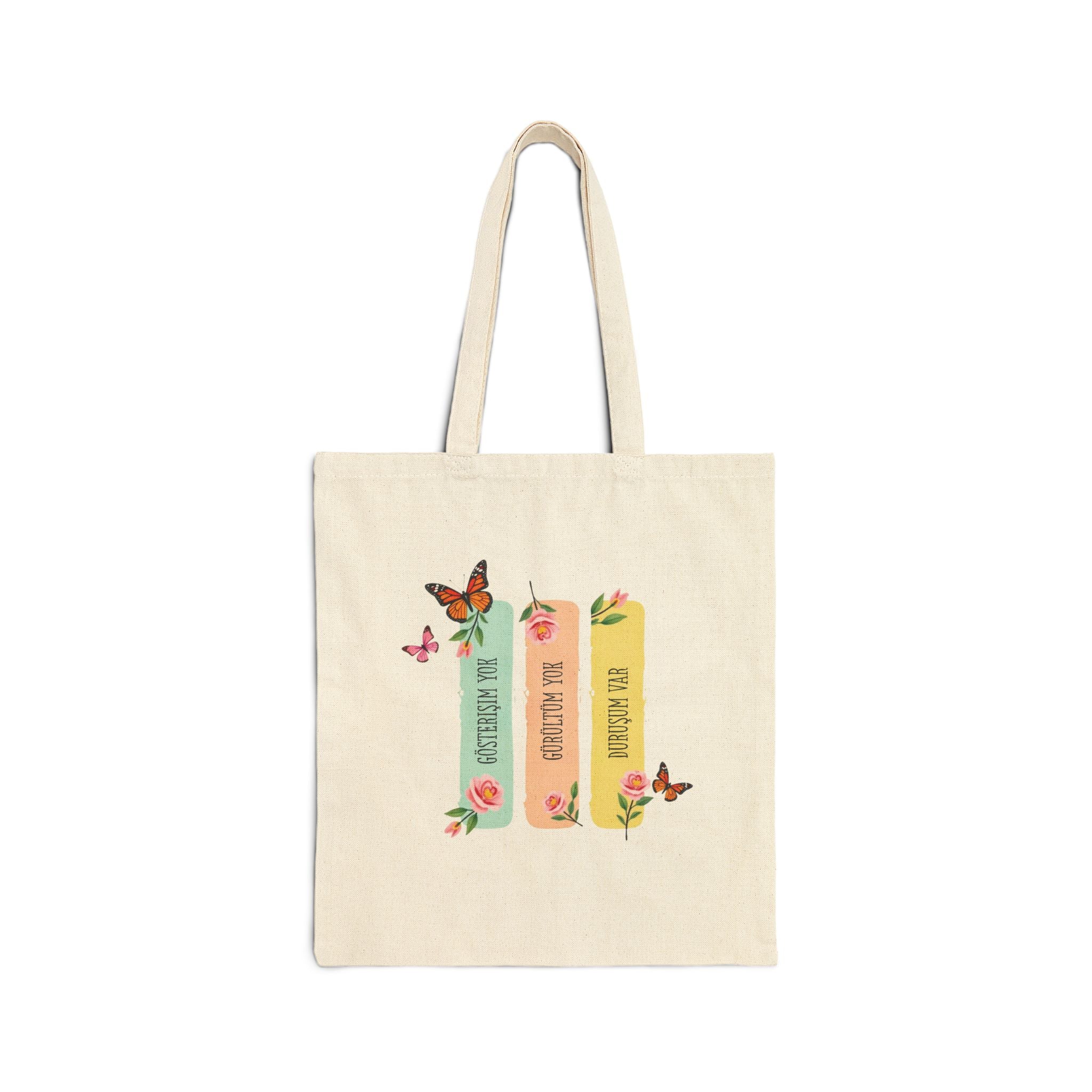 Gürültüsüz Bir Duruş – Kanvas Bez Çanta