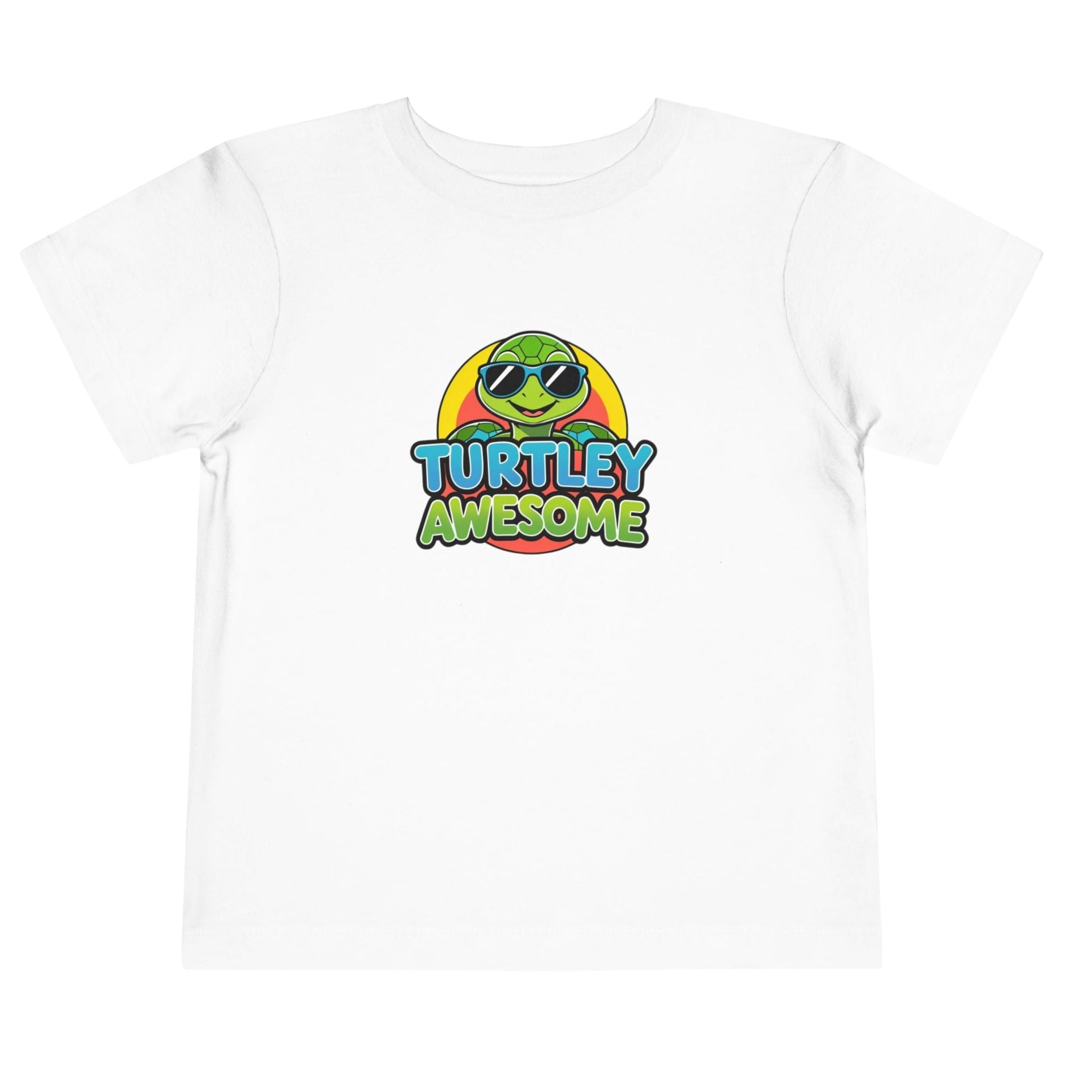 Turtley Awesome Çocuk Tişört – Sevimli Kaplumbağa Desenli Çocuk T-Shirt