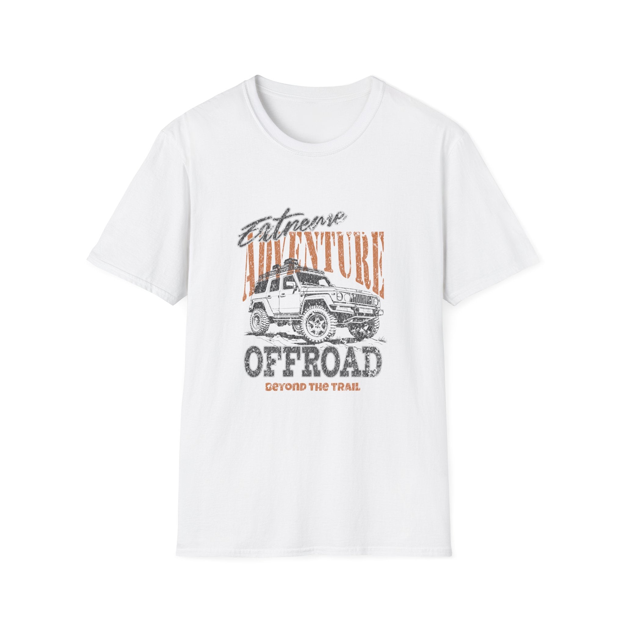 Extreme Adventure Offroad Erkek Tişört – 4x4 SUV Baskılı T-Shirt
