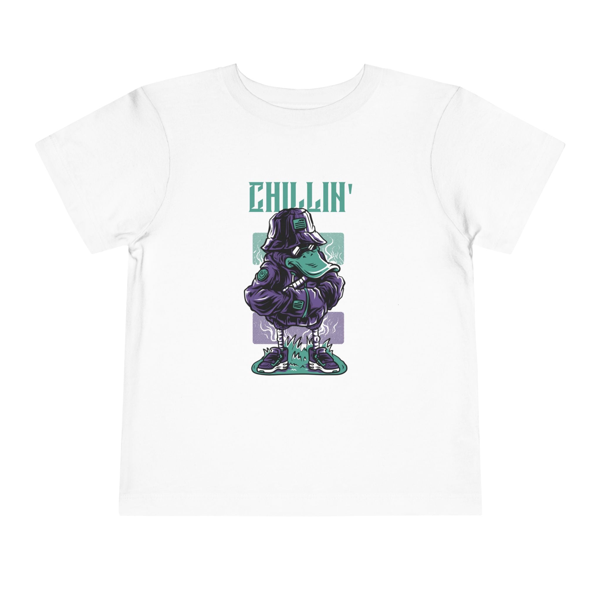 Chillin’ Urban Çocuk Tişört – Cool Street Style Baskılı Siyah T-Shirt